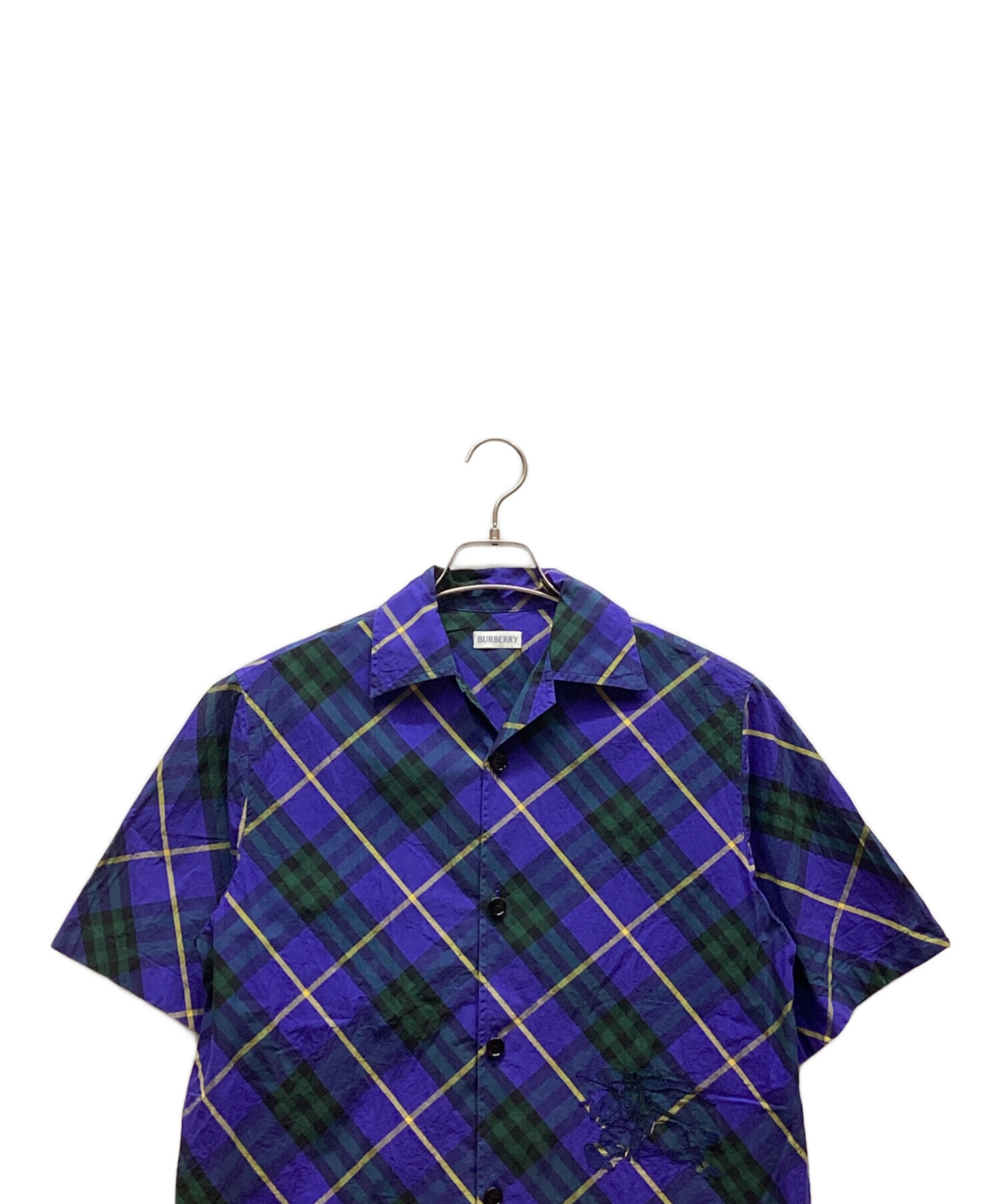 中古・古着通販】BURBERRY (バーバリー) チェック柄ショートスリーブ