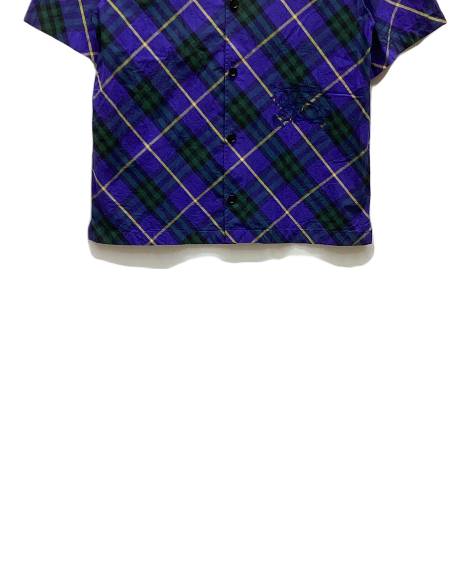 中古・古着通販】BURBERRY (バーバリー) チェック柄ショートスリーブ