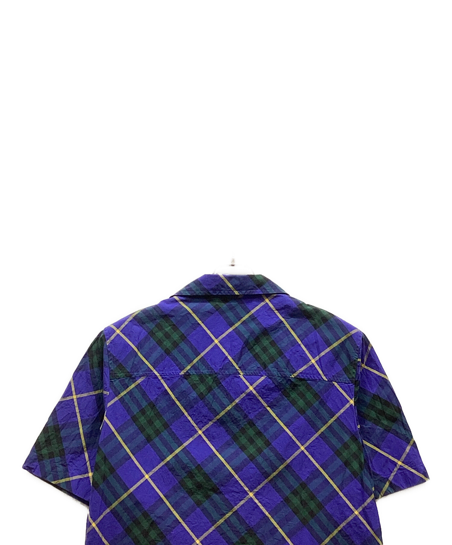 中古・古着通販】BURBERRY (バーバリー) チェック柄ショートスリーブ