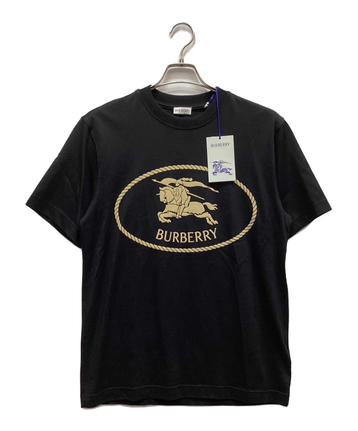 美品！BURBERRY 半袖Tシャツ　15号　黒　大きいサイズ 中古・古着通販】BURBERRY (バーバリー) 半袖Tシャツ ブラック サイズ