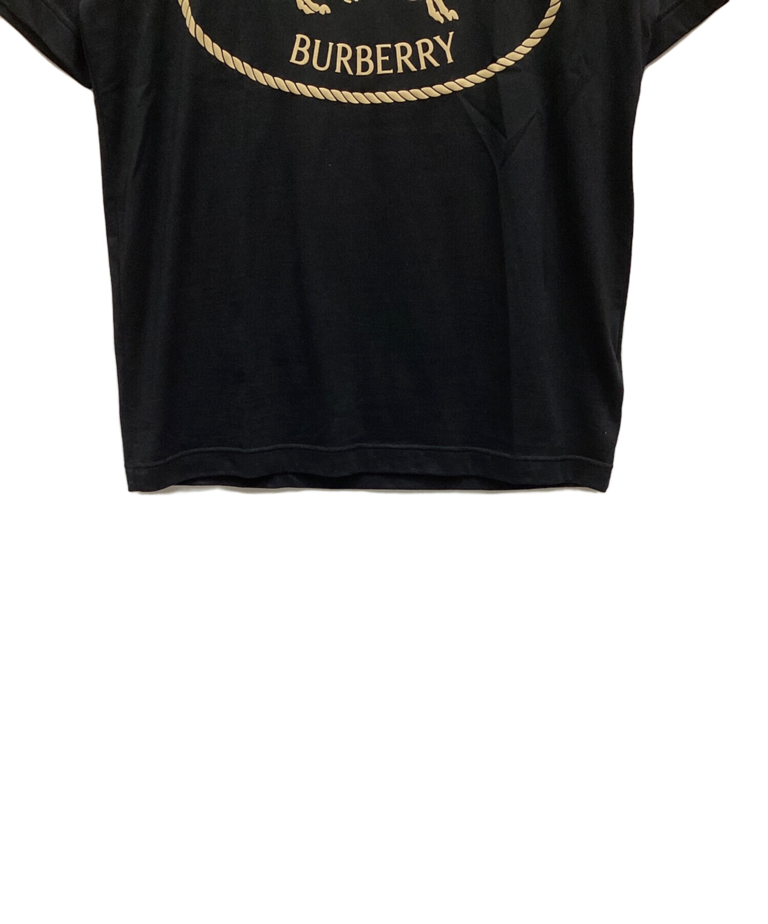 中古・古着通販】BURBERRY (バーバリー) 半袖Tシャツ ブラック サイズ