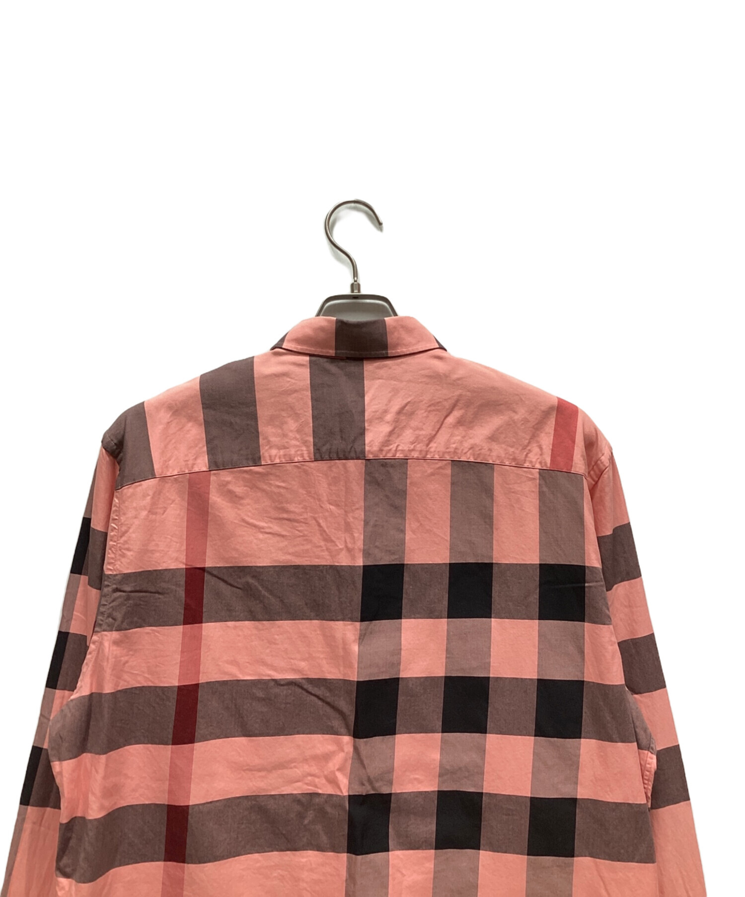 中古・古着通販】BURBERRY (バーバリー) ノバチェックシャツ ピンク