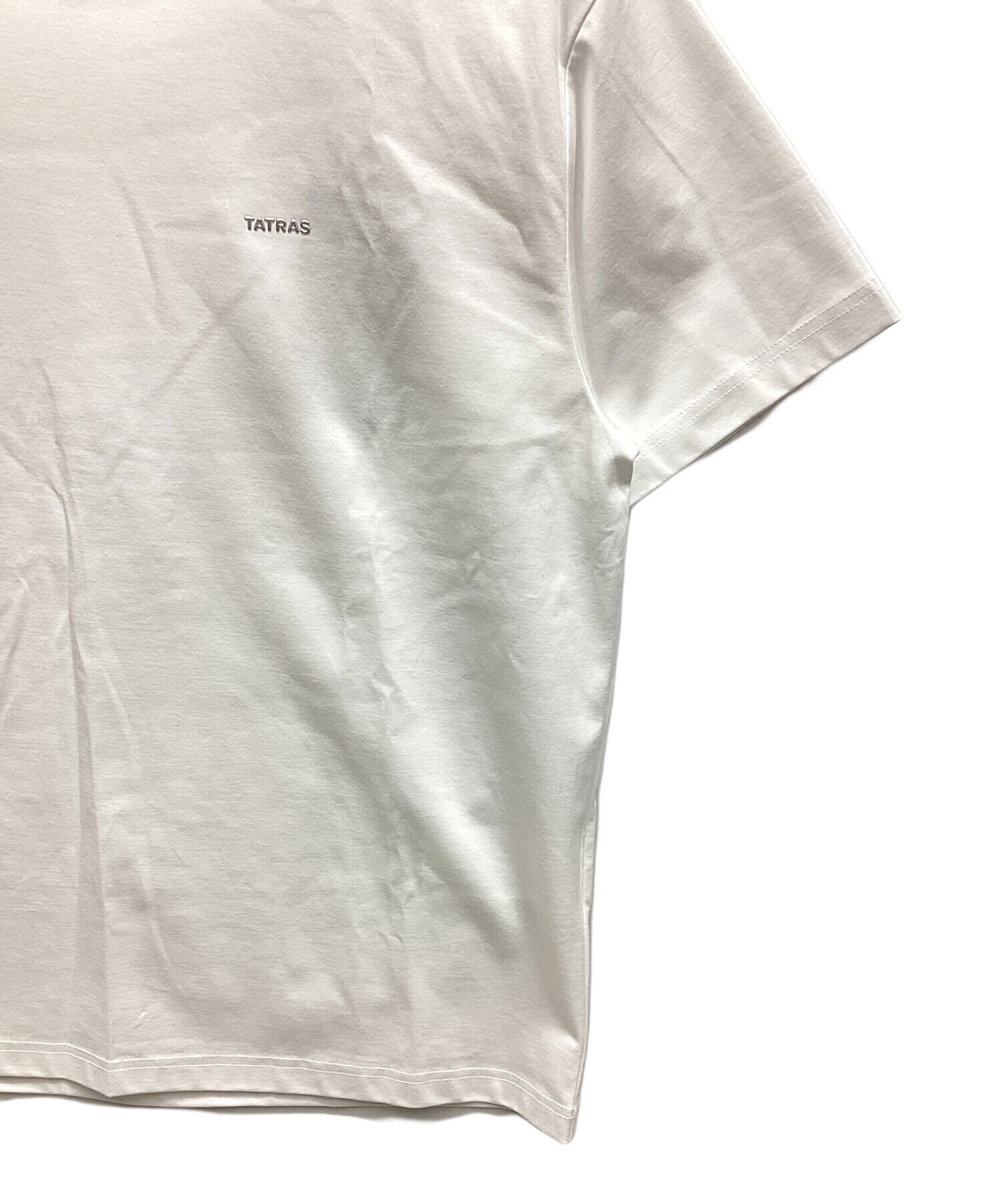 中古・古着通販】TATRAS (タトラス) Tシャツ ホワイト サイズ:S 未使用