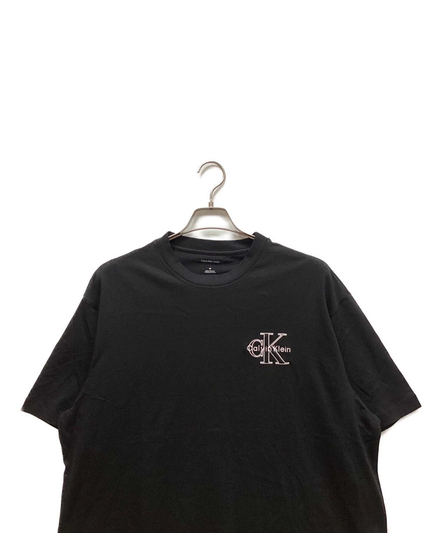中古・古着通販】Calvin Klein (カルバンクライン) Tシャツ ブラック 