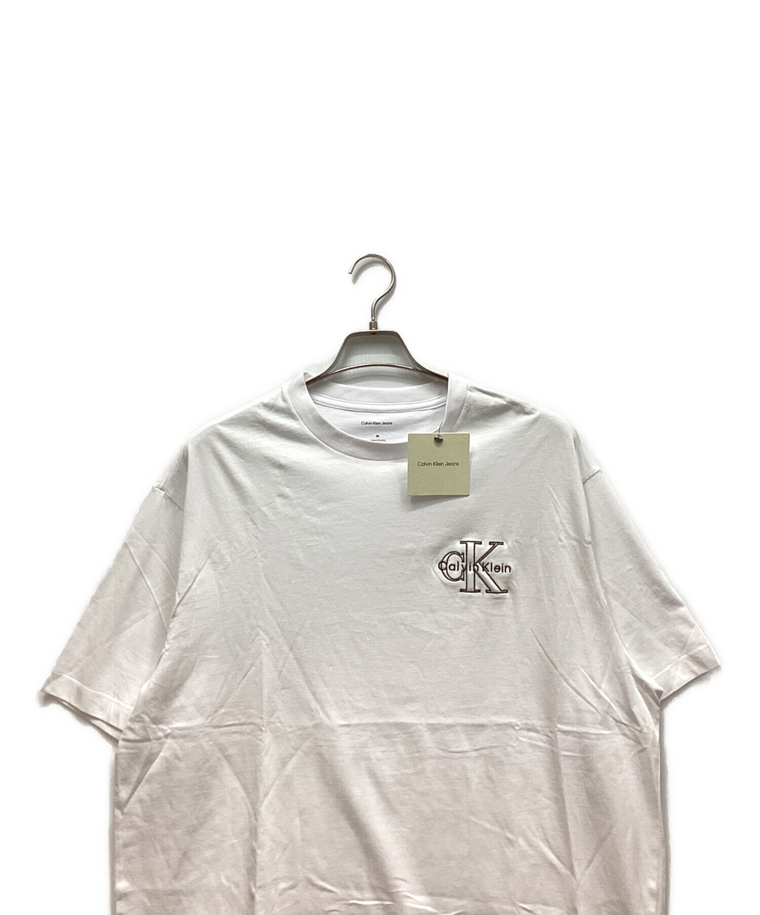 中古・古着通販】Calvin Klein (カルバンクライン) Tシャツ ホワイト 