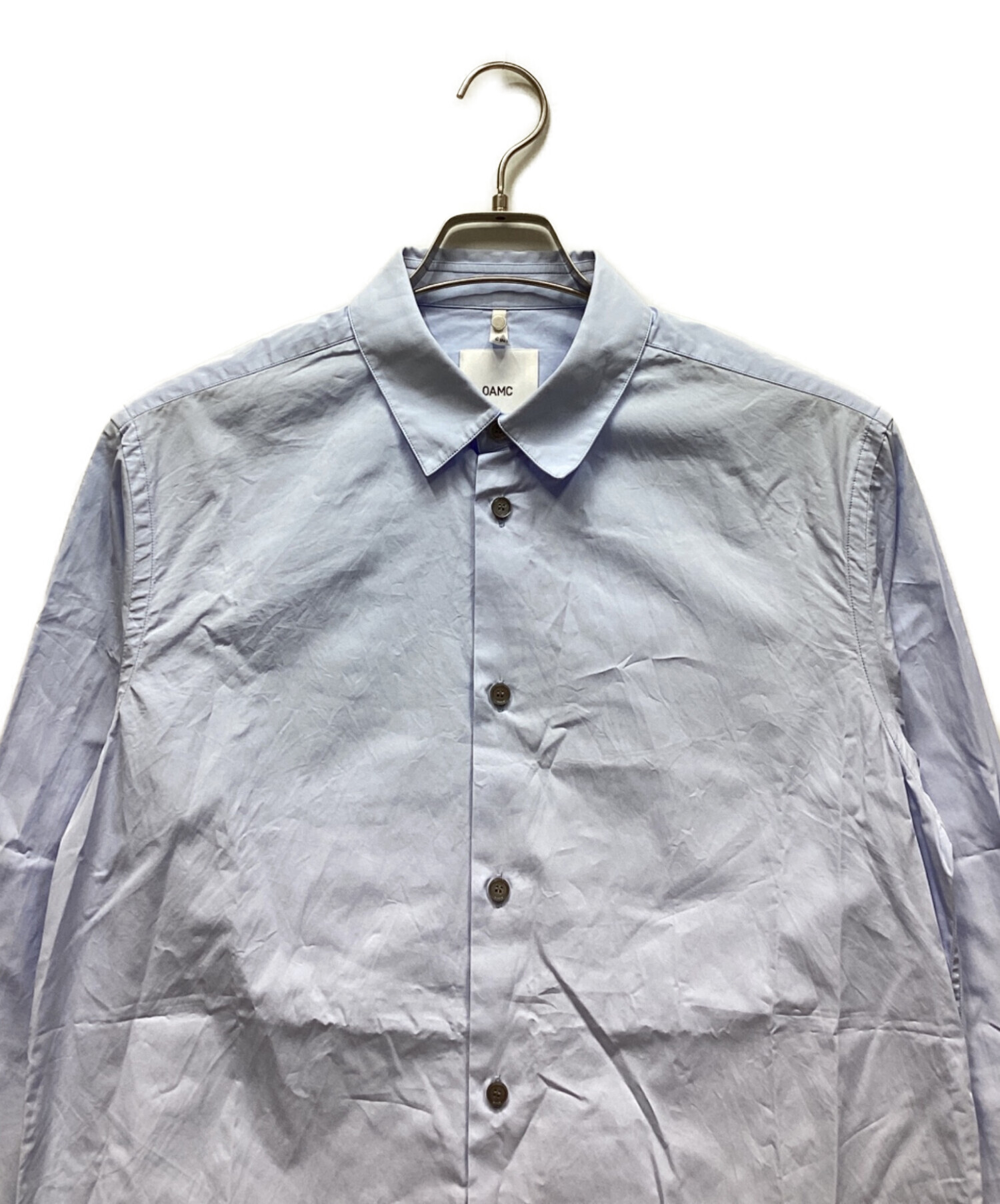 中古・古着通販】OAMC (オーエーエムシー) シャツ ブルー サイズ:XS