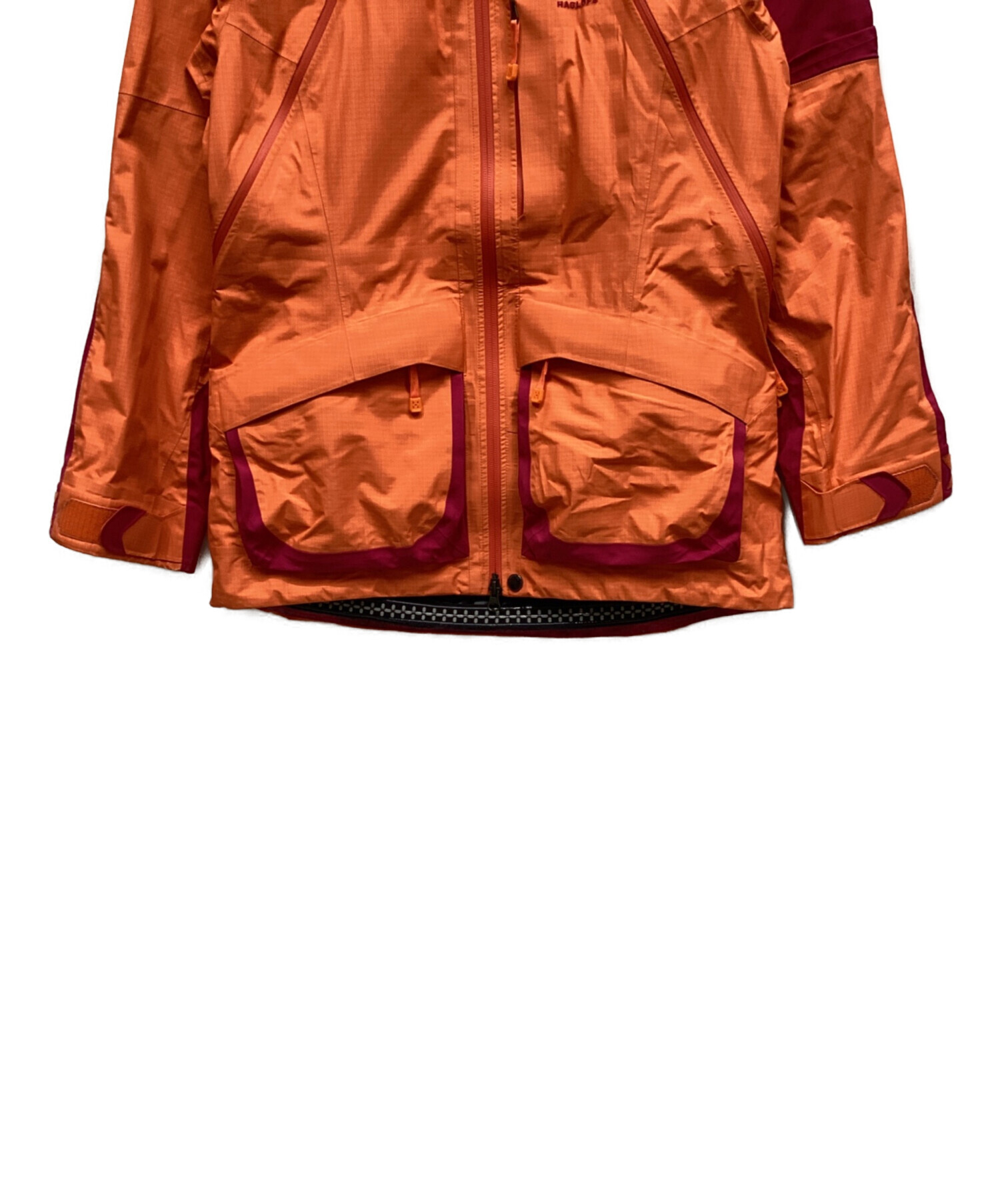 ホグロフス HAGLOFS ナイロンジャケット 中古・古着通販】HAGLOFS (ホグロフス) ナイロンジャケット オレンジ