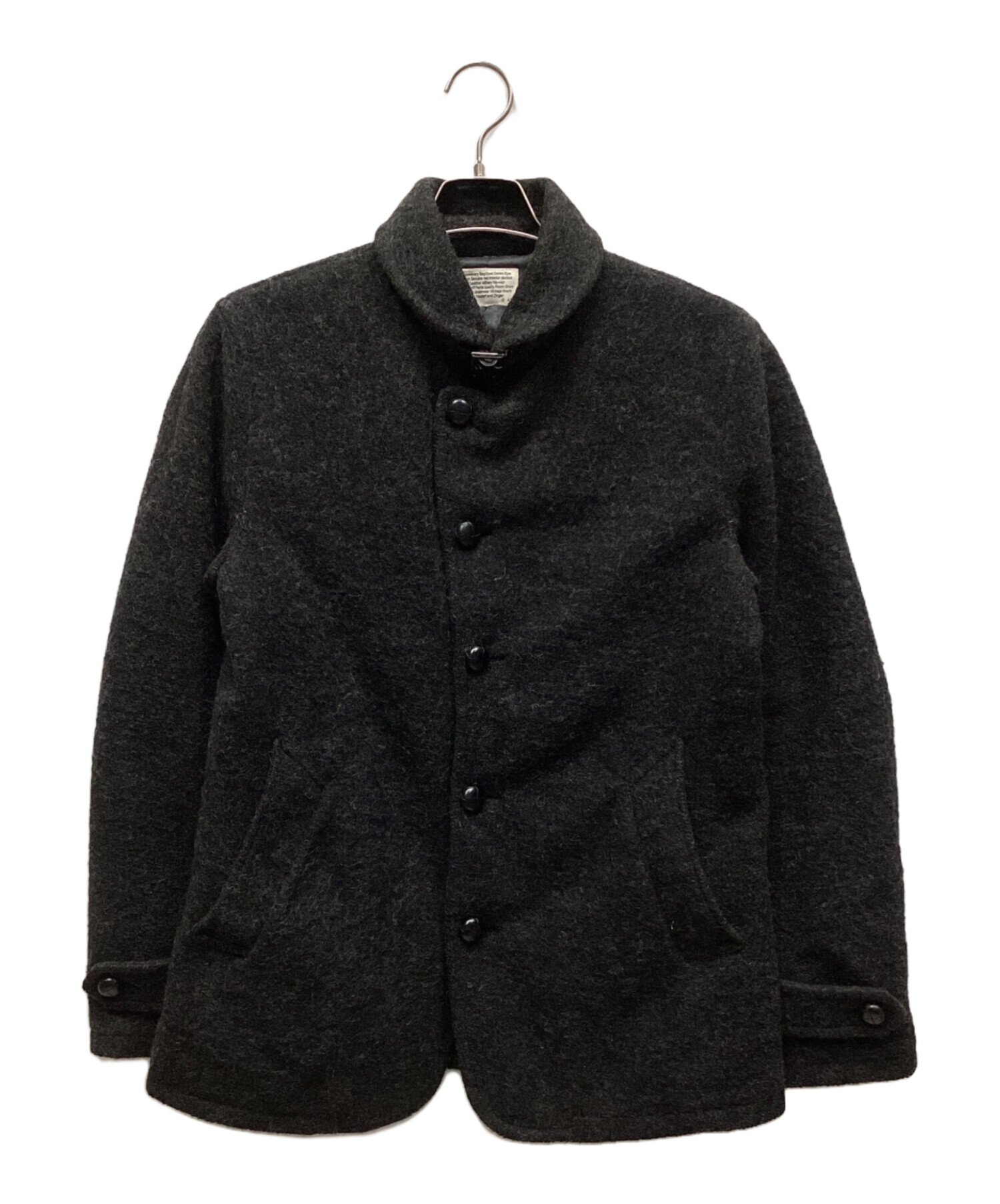 中古・古着通販】AZ (エーゼイ) ウールジャケット ブラック サイズ:M