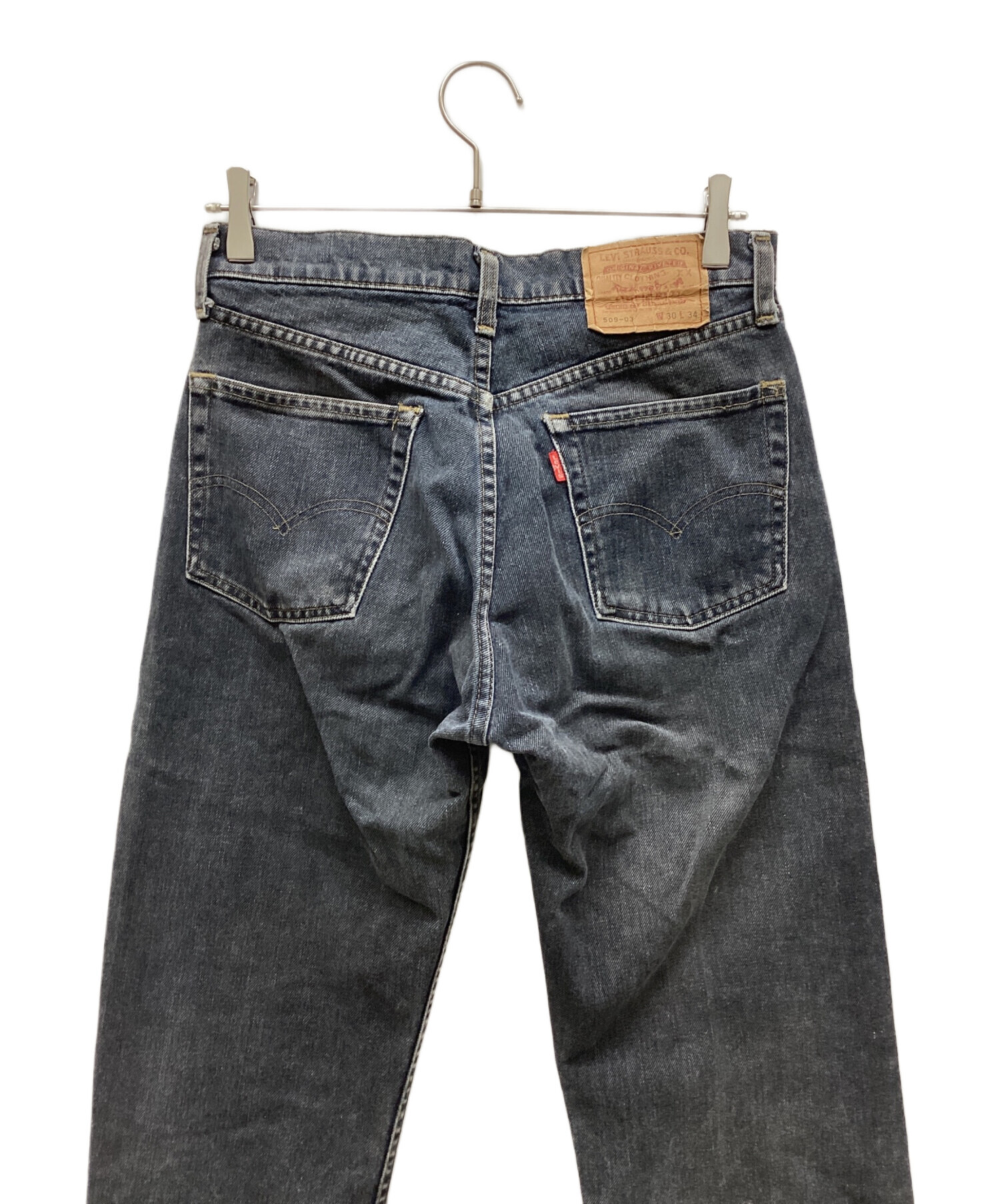 中古・古着通販】LEVI'S (リーバイス) デニムパンツ グレーネイビー