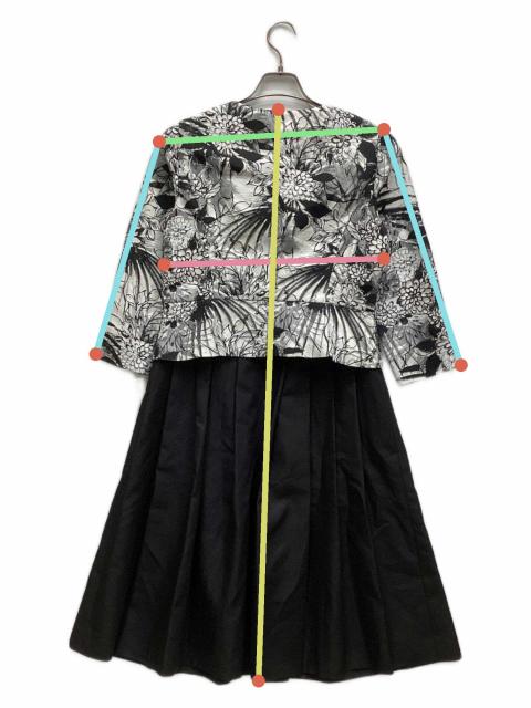 中古・古着通販】Leilian (レリアン) 長袖ワンピース ブラック サイズ