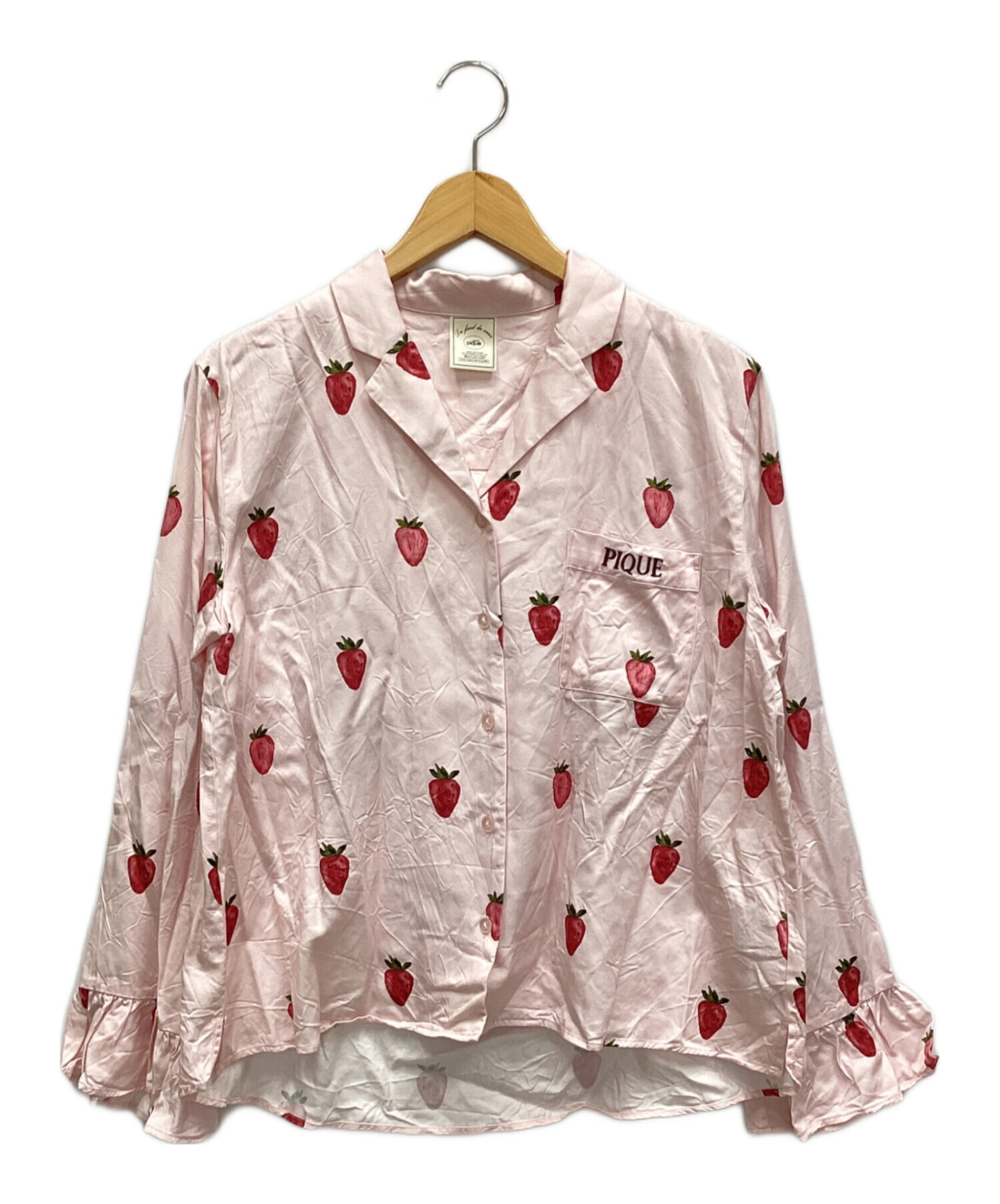 gelato pique ジェラートピケ セットアップ・スーツ（その他） L 黄 【古着】【中古】 中古・古着通販】gelato pique (ジェラートピケ) セットアップ ピンク