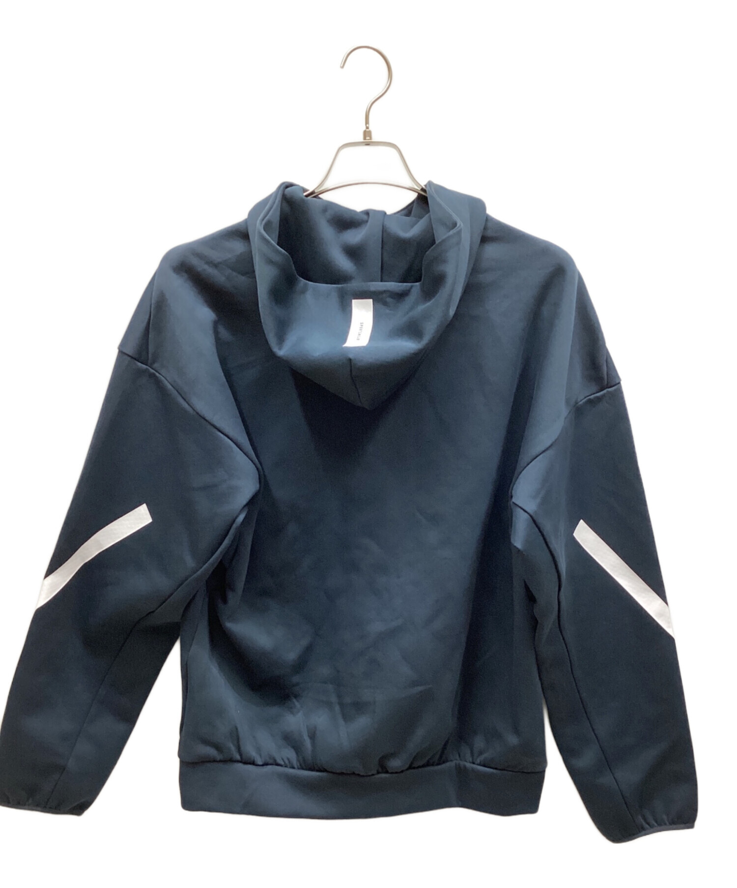 中古・古着通販】adidas (アディダス) ジップパーカー ネイビー サイズ