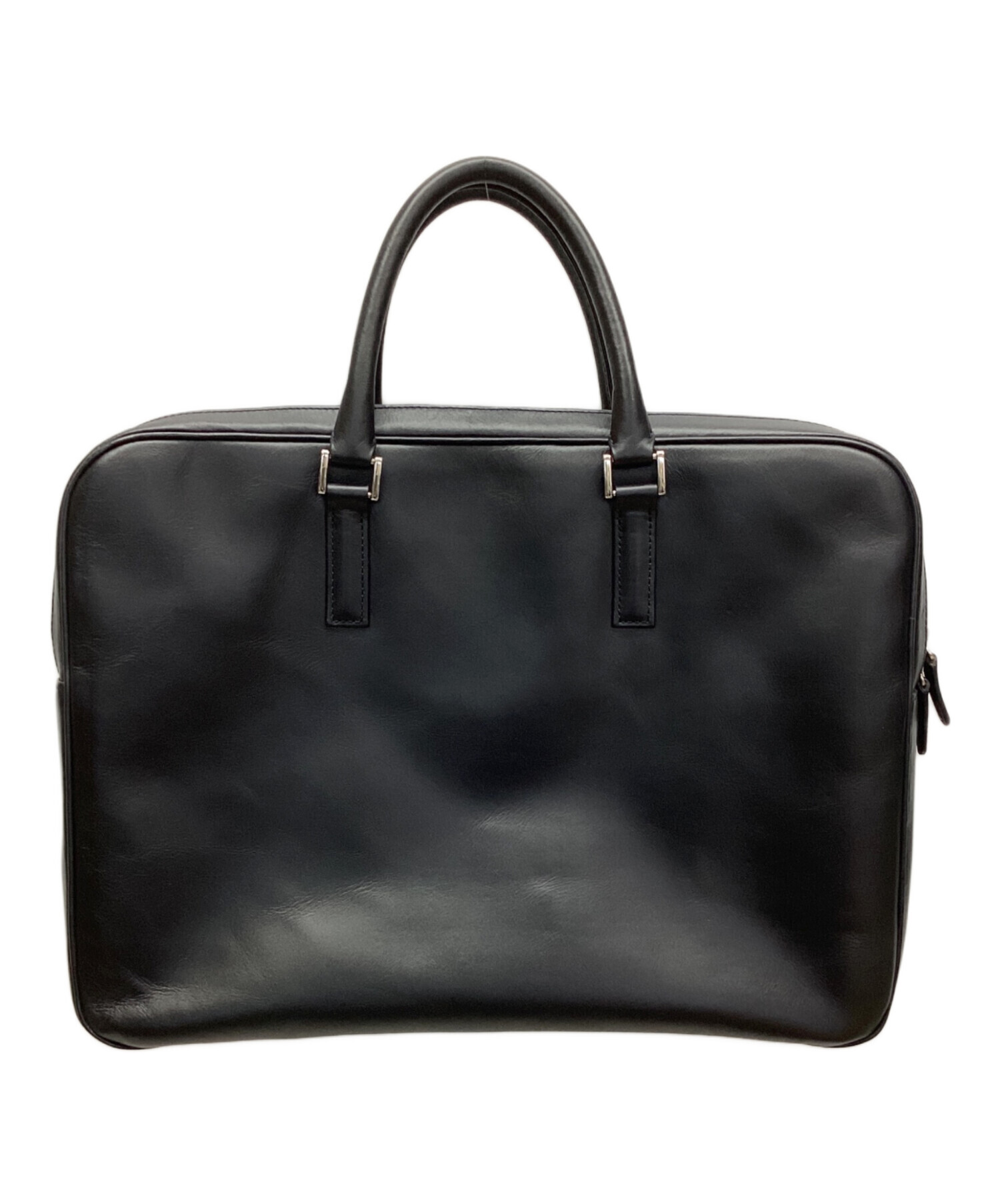 ビジネスレザーファクトリー LIB レザー ブリーフケース リュック ブラック 中古・古着通販】business leather factory (ビジネス レザー