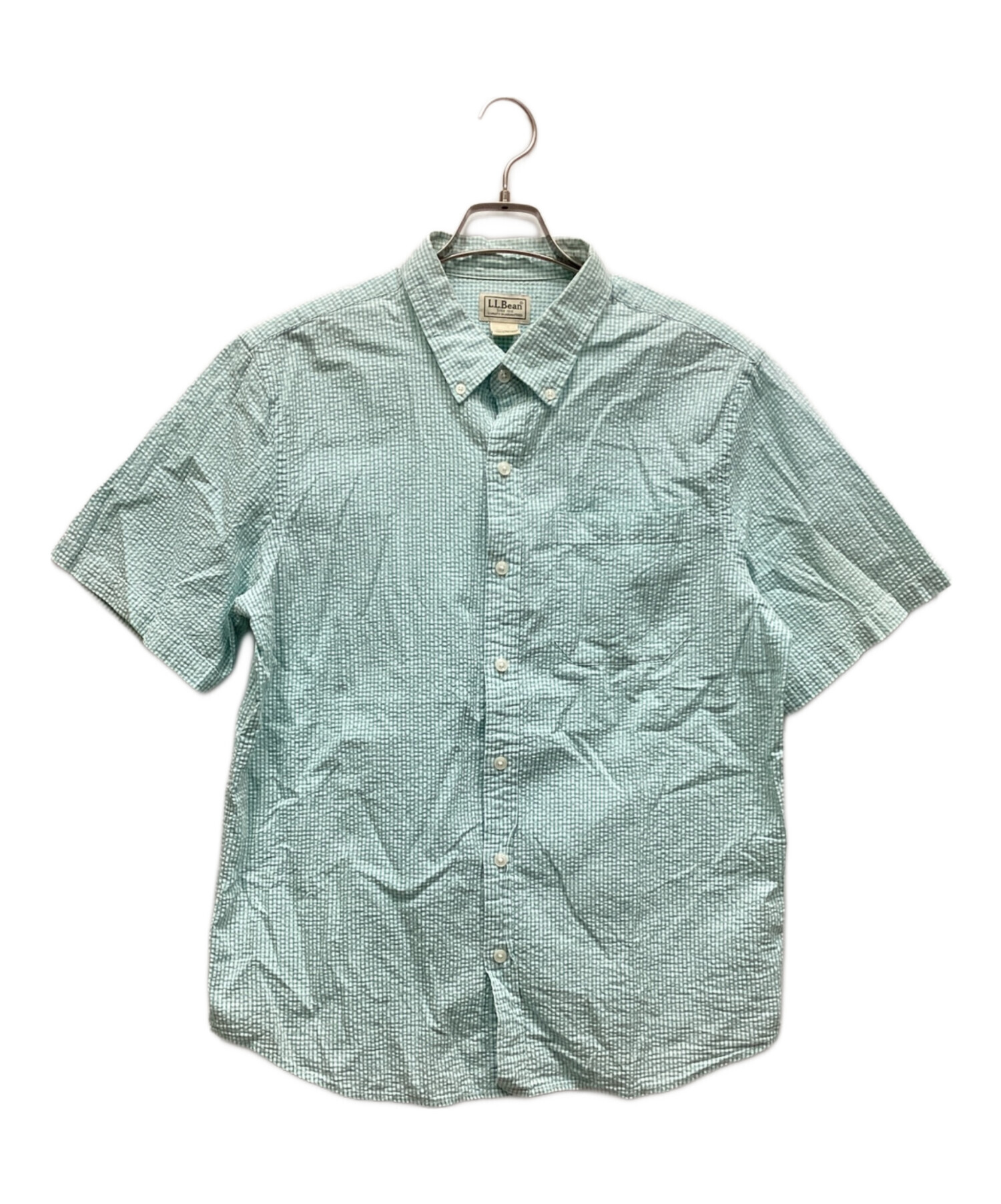 中古・古着通販】L.L.Bean (エルエルビーン) 半袖シャツ グリーン 