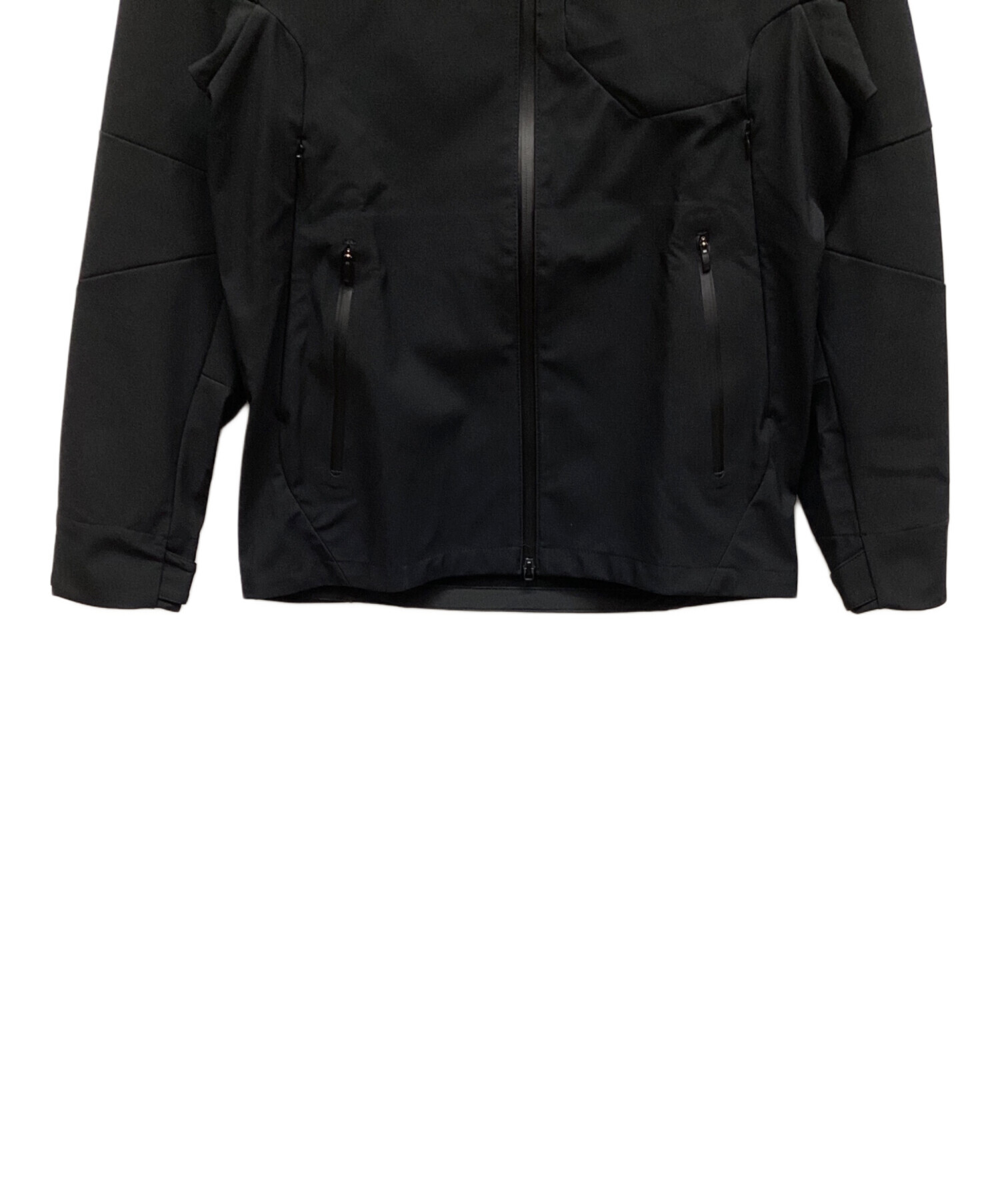 中古・古着通販】adidas (アディダス) フードジャケット ブラック 
