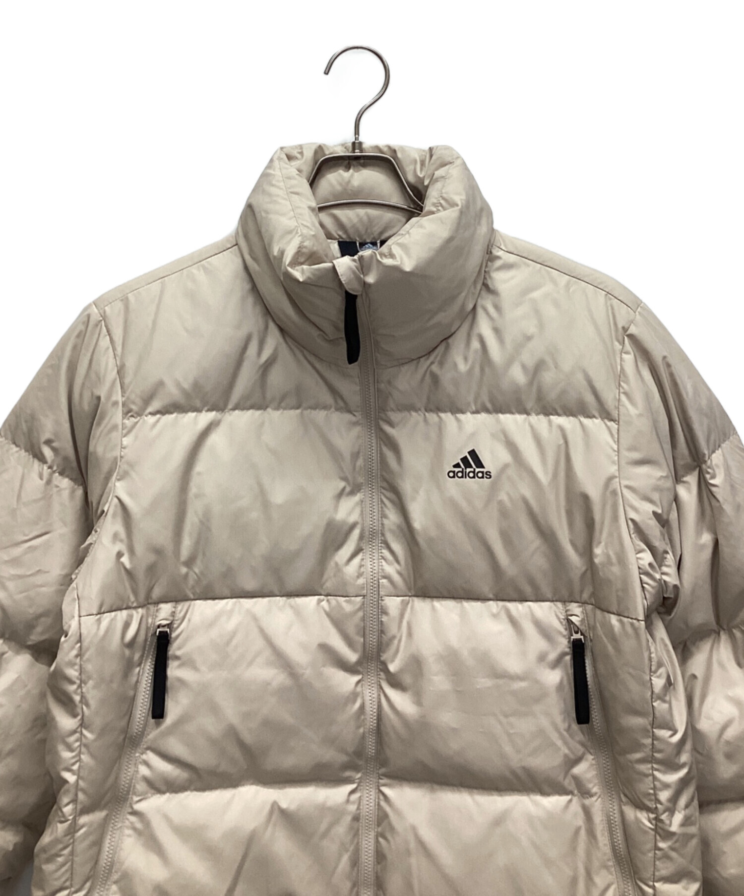 中古・古着通販】adidas (アディダス) ダウンジャケット ベージュ 