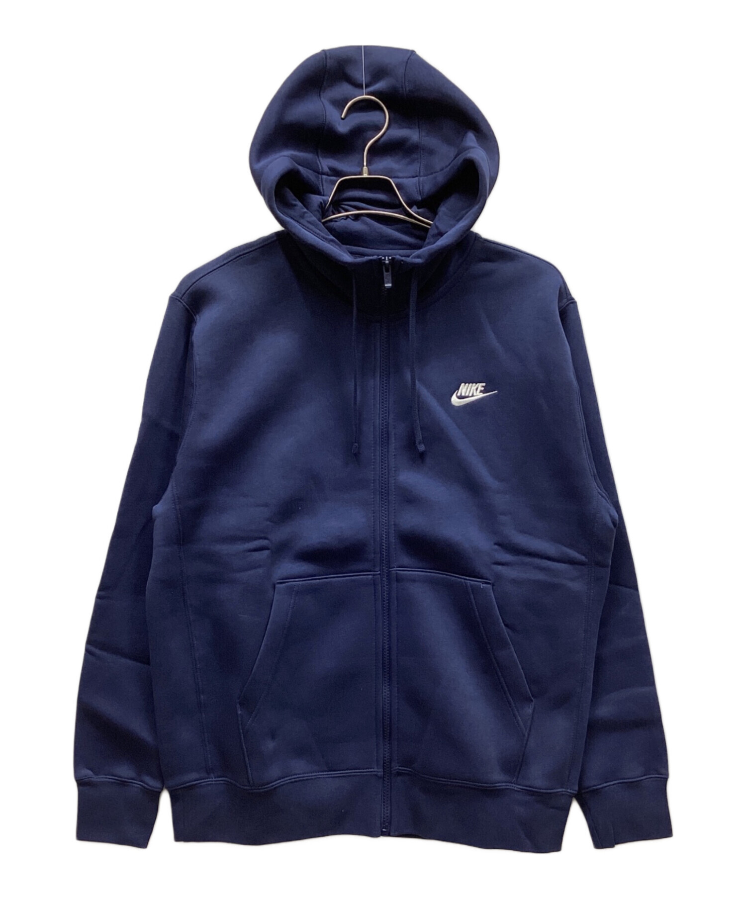 中古・古着通販】NIKE (ナイキ) ジップパーカー ネイビー サイズ:L