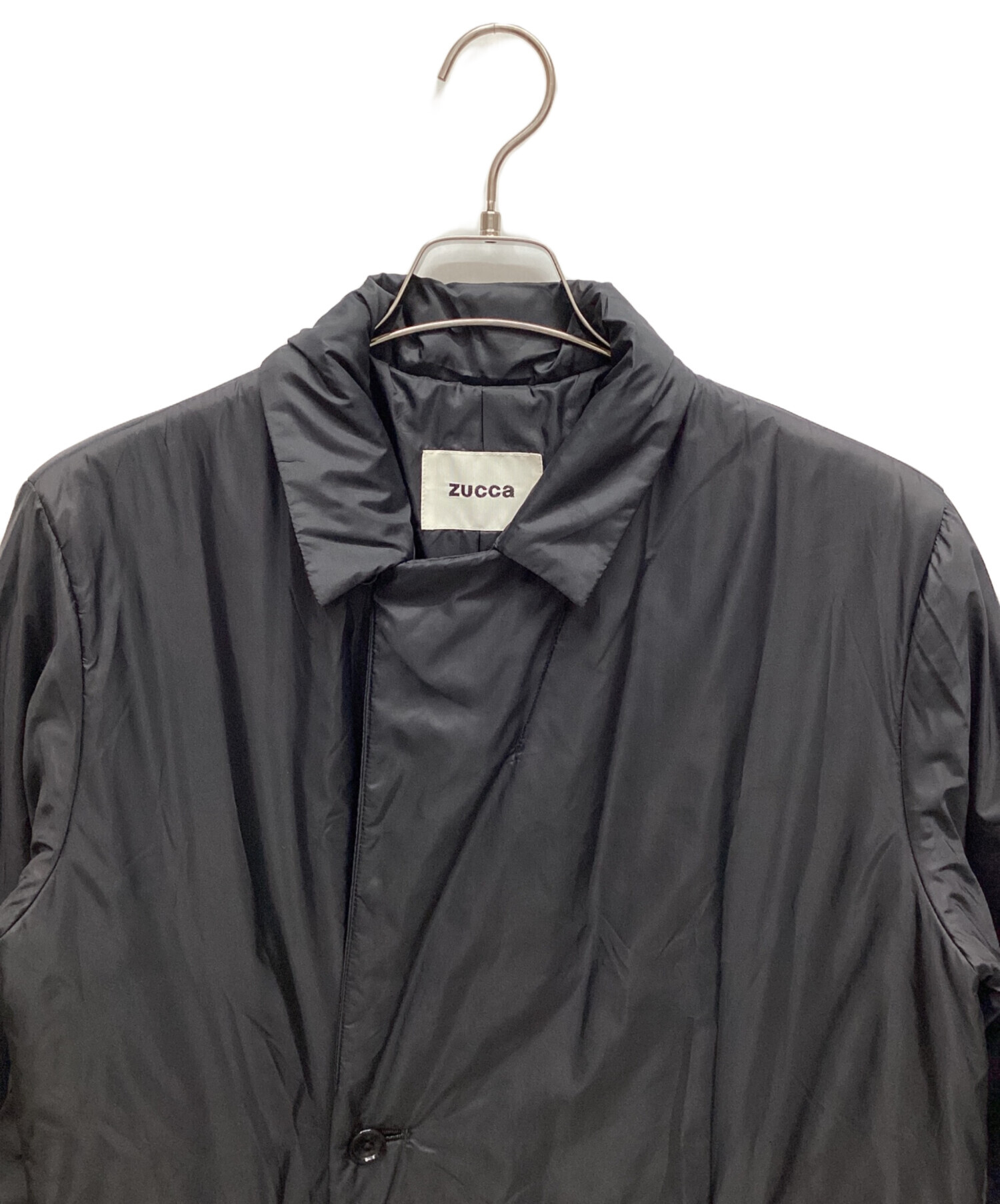 中古・古着通販】ZUCCA (ズッカ) 中綿コート ブラック サイズ:M