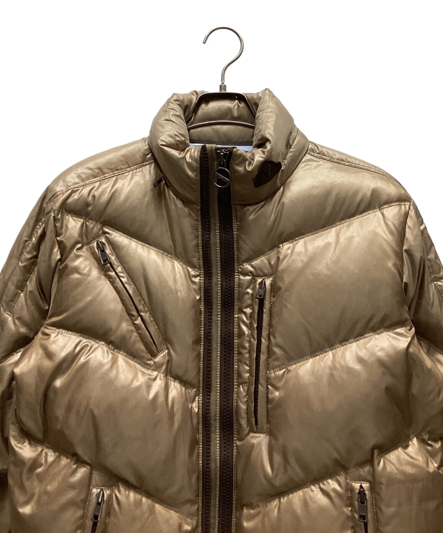 中古・古着通販】DIESEL (ディーゼル) ダウンジャケット ゴールド