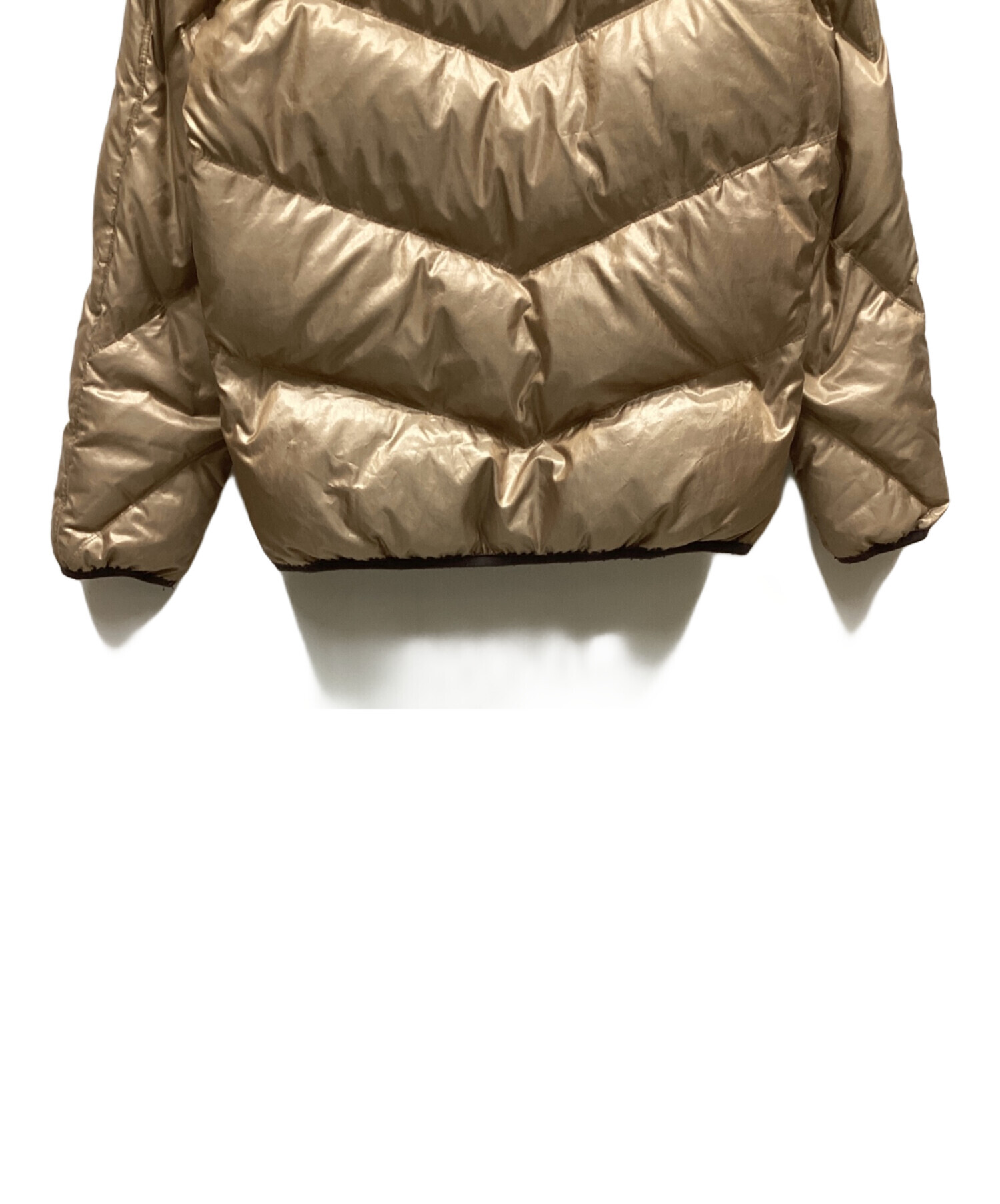 中古・古着通販】DIESEL (ディーゼル) ダウンジャケット ゴールド