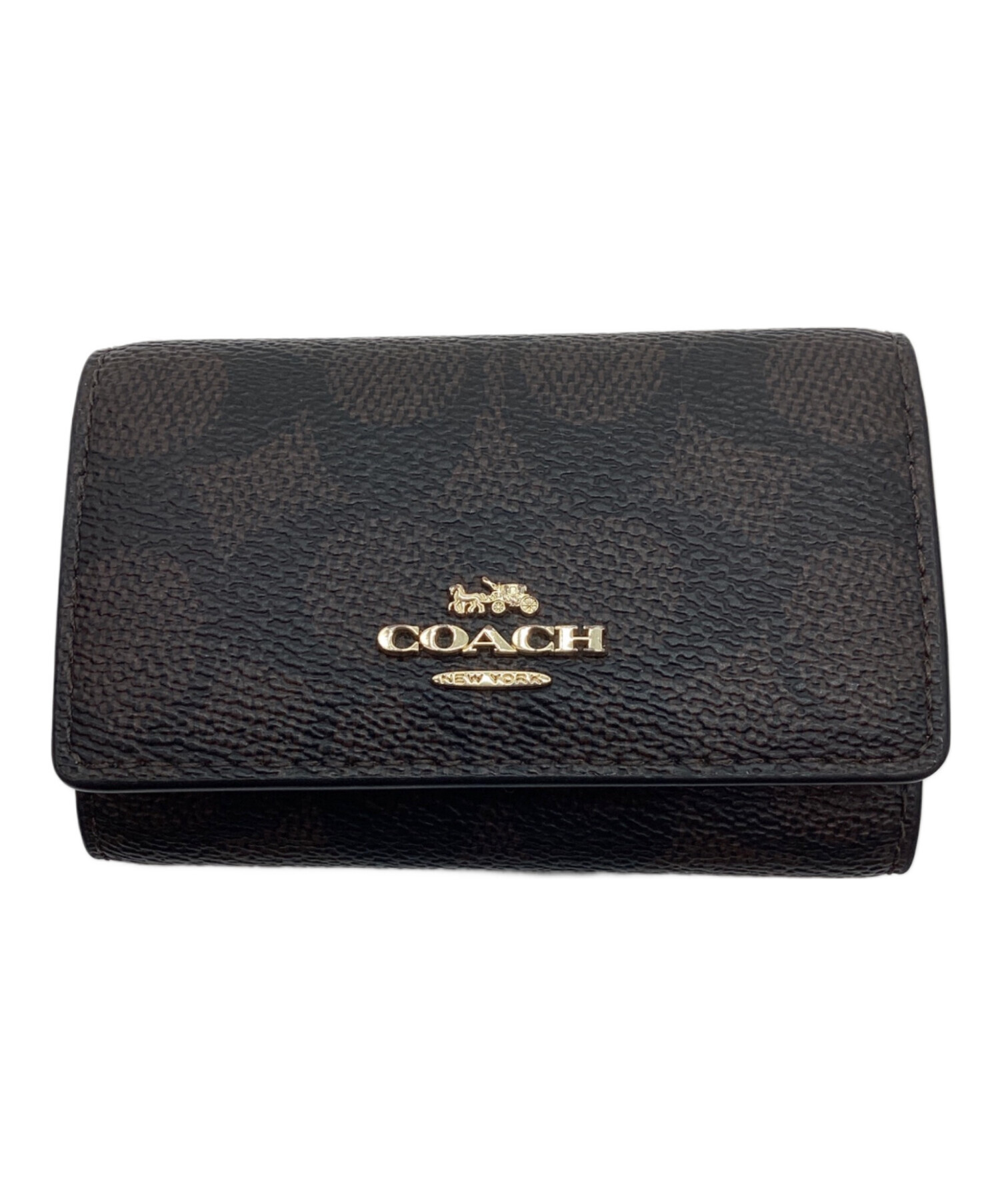 中古・古着通販】COACH (コーチ) キーケース ブラウン｜ブランド・古着
