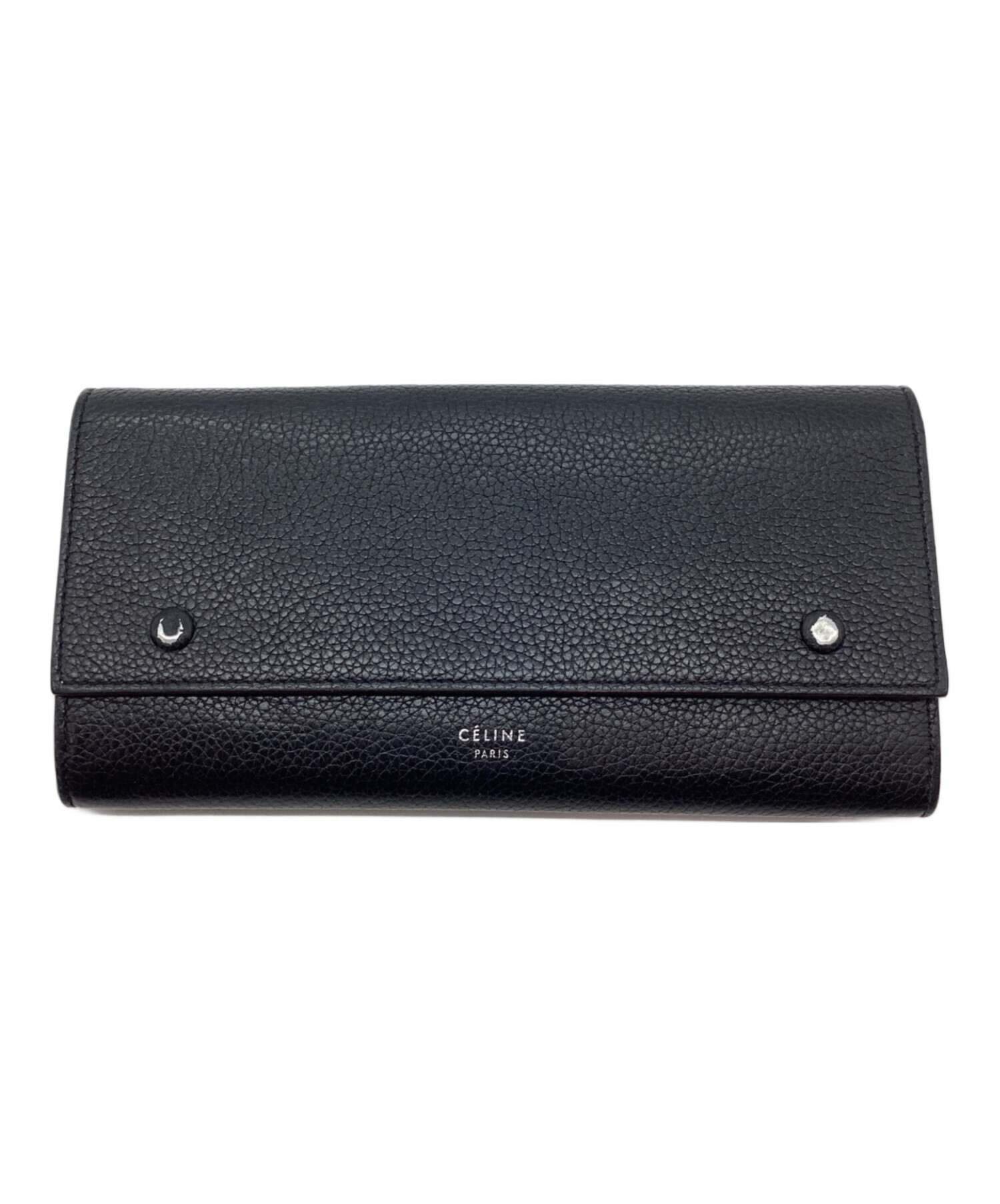 中古・古着通販】CELINE (セリーヌ) 長財布 ブラック｜ブランド・古着