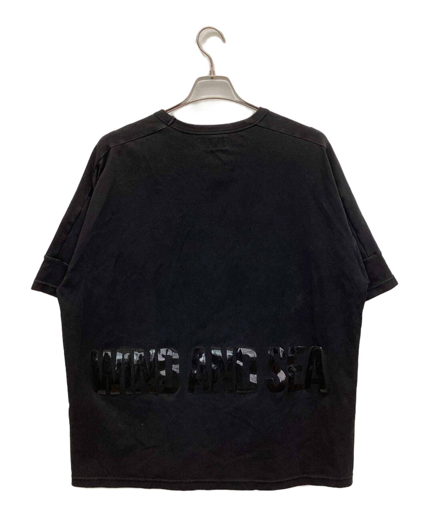 中古・古着通販】WIND AND SEA (ウィンダンシー) 半袖Tシャツ ブラック