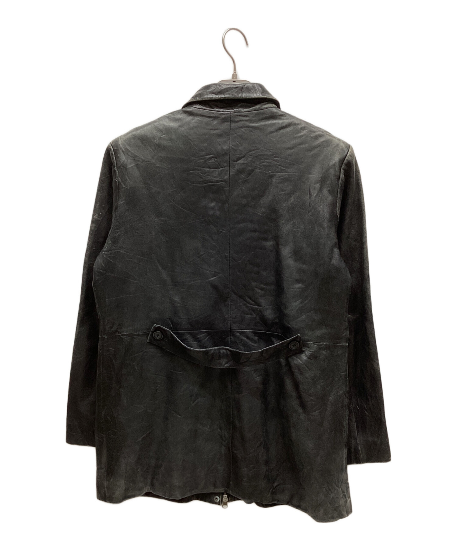 中古・古着通販】GAP (ギャップ) レザージャケット ブラック サイズ:L