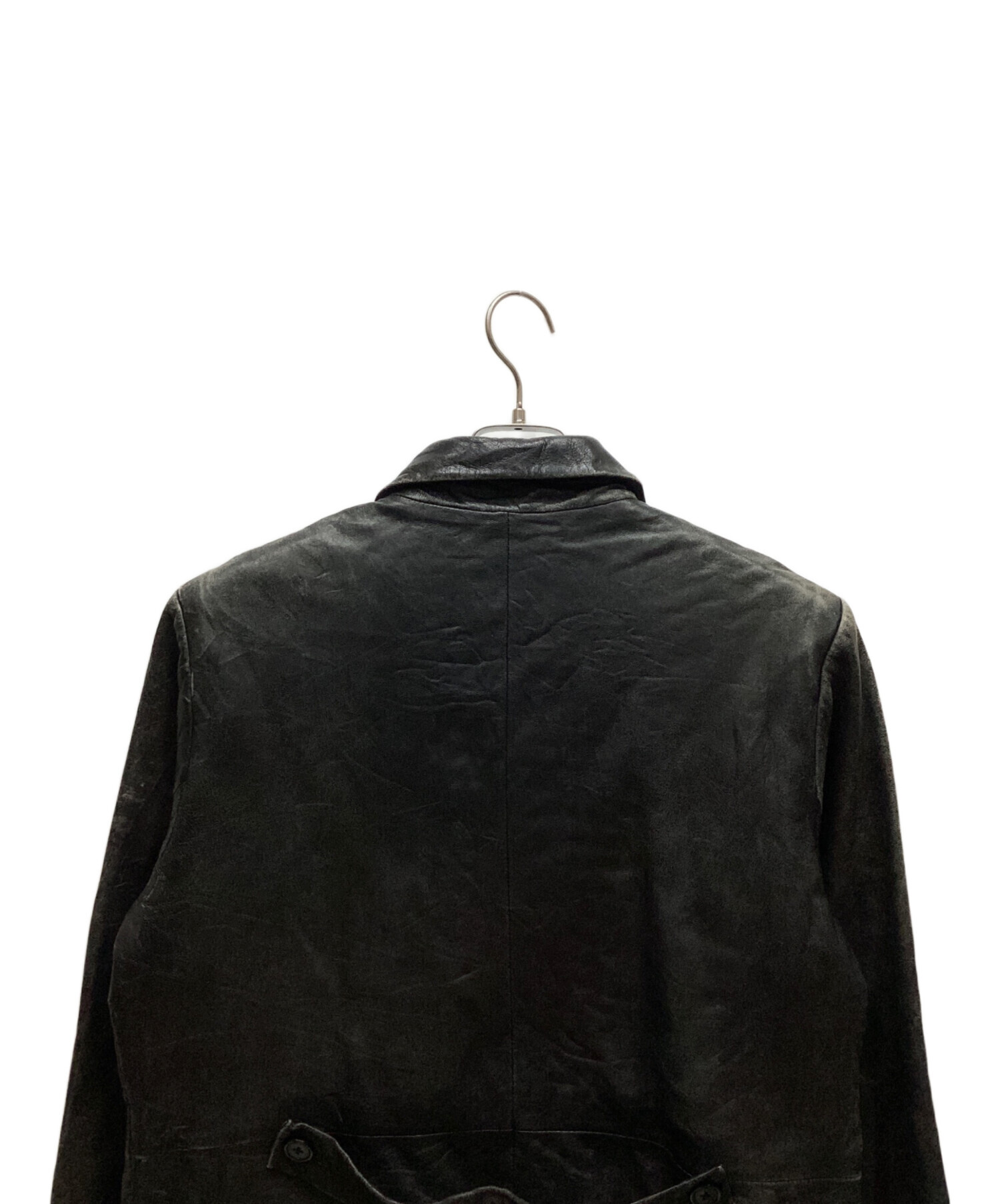 中古・古着通販】GAP (ギャップ) レザージャケット ブラック サイズ:L