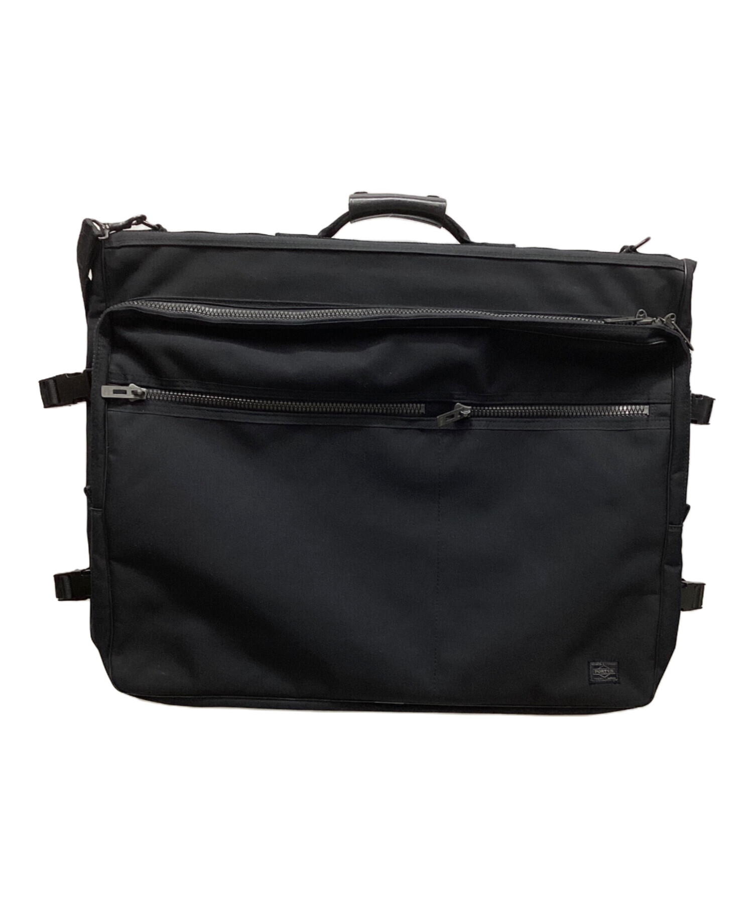 【未使用】PORTER ポーター ガーメントバッグ ブラック 中古・古着通販】PORTER (ポーター) ガーメントバッグ ブラック