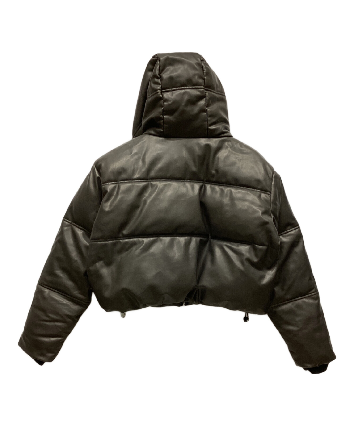 ZARA ダウンジャケット ダークカーキ 中古・古着通販】ZARA (ザラ) 中綿ジャケット ダークブラウン サイズ