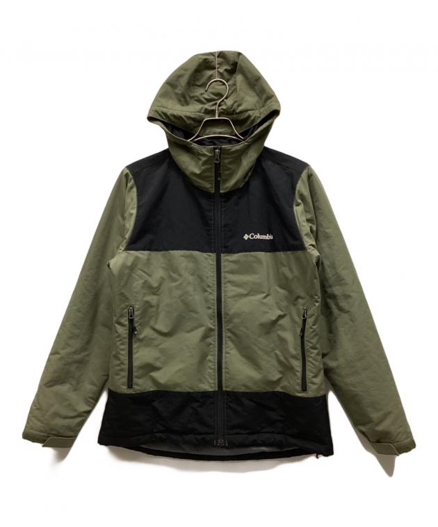 Columbia マウンテンパーカー L ライトグリーン/ダークグリーン美品 中古・古着通販】Columbia (コロンビア) マウンテンパーカー グリーン