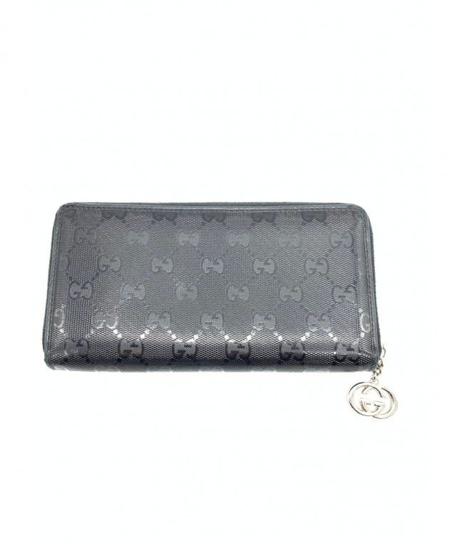 中古・古着通販】GUCCI (グッチ) 長財布 ブラック GGインプリメ 307982