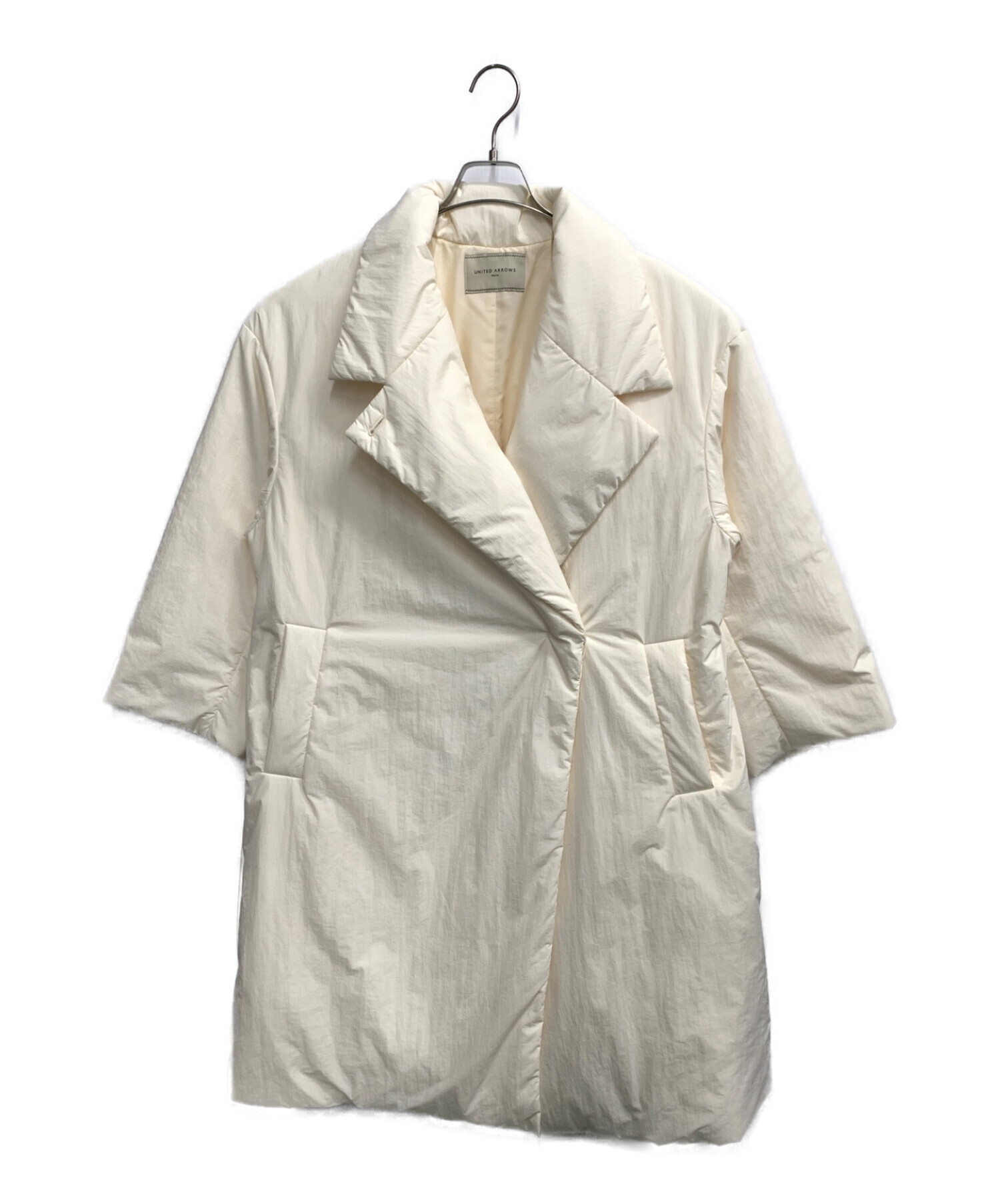 UNITED ARROWS パディング テーラードコート 中綿 中古・古着通販】UNITED ARROWS (ユナイテッドアローズ) パディング