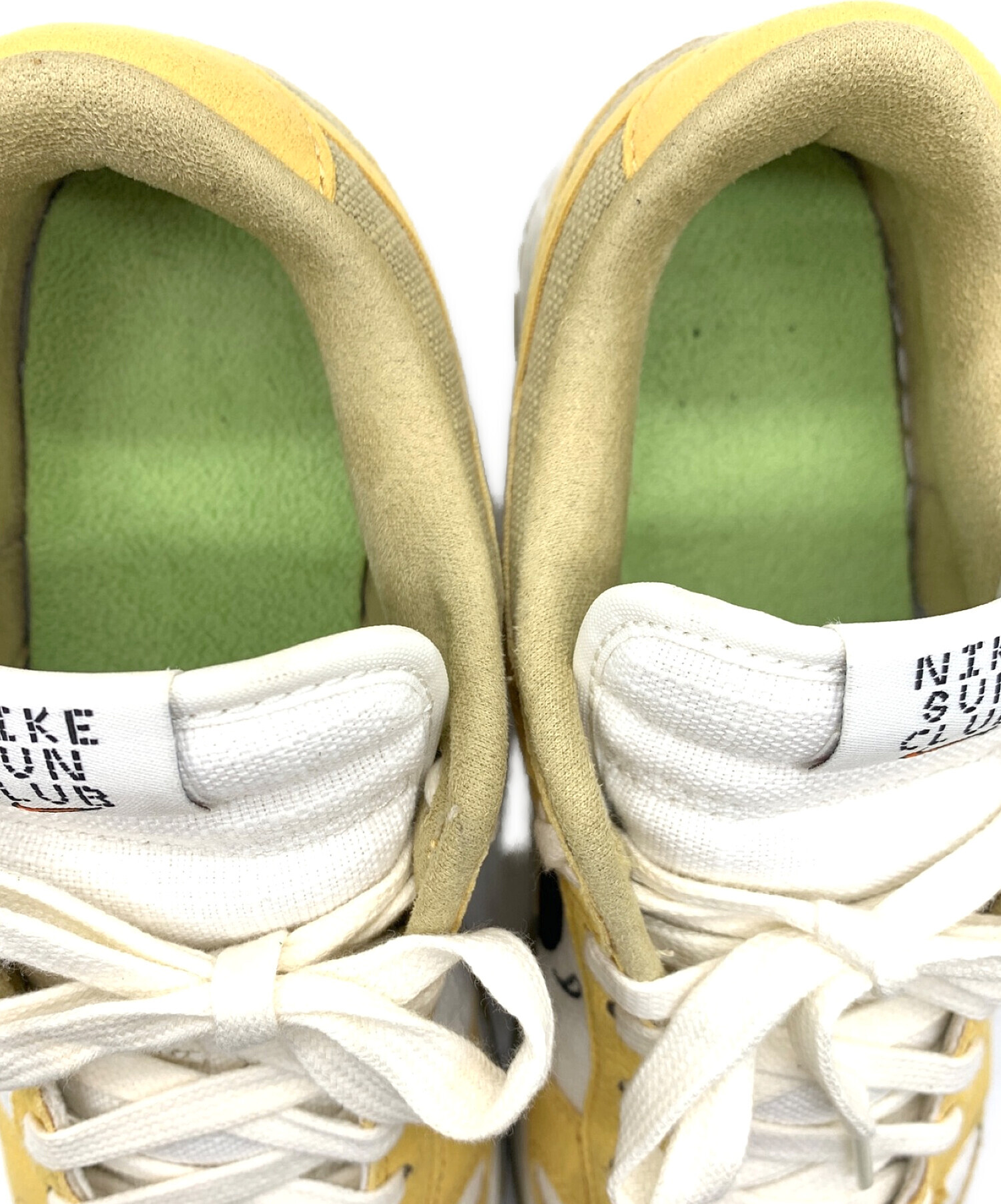 中古・古着通販】NIKE (ナイキ) スニーカー イエロー×ベージュ サイズ 