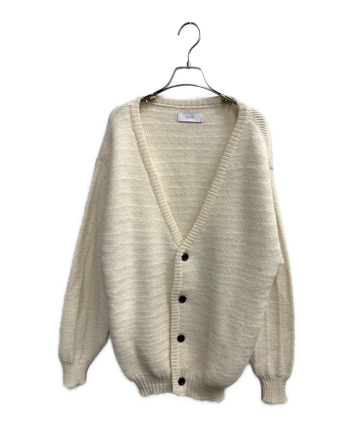 中古・古着通販】BLAHW (ブラー) アルパカ7Gカーディガン アイボリー