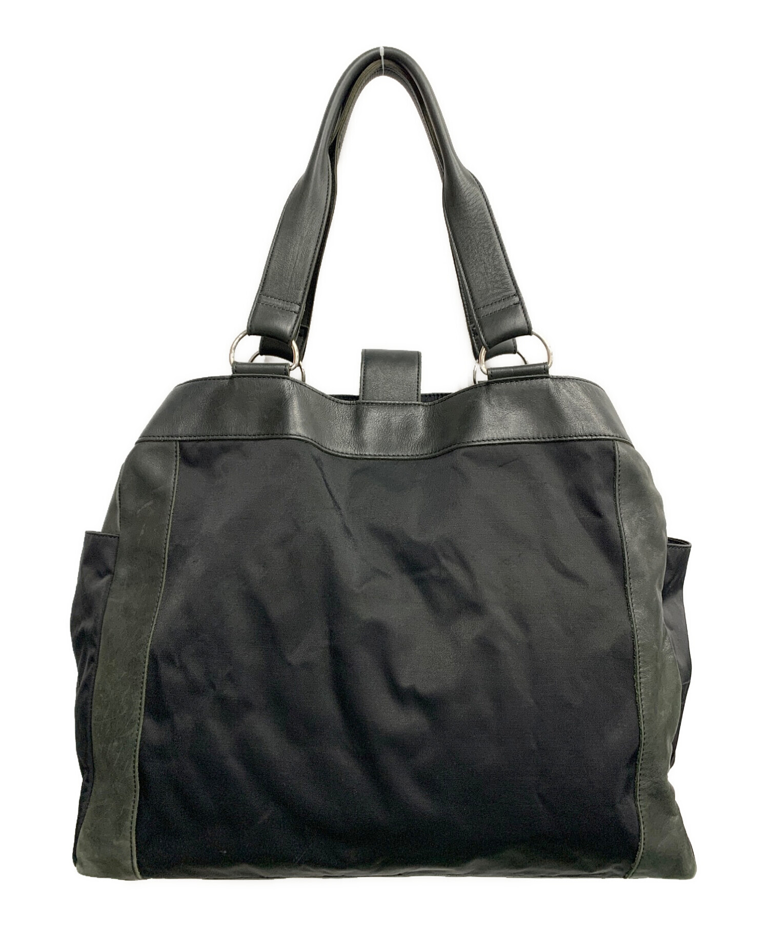 YOHJI YAMAMOTO+NOIR コンビトートバッグ黒