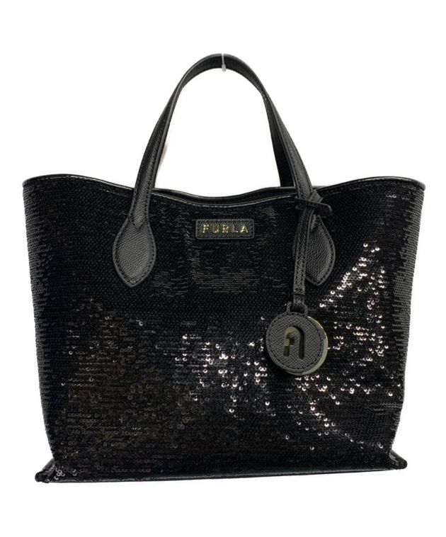 中古・古着通販】FURLA (フルラ) スパンコールハンドバッグ エラ S 