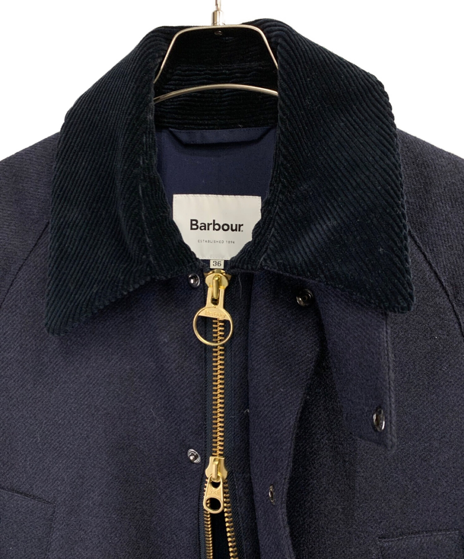 中古・古着通販】Barbour (バブアー) BEDALE SL WOOL JACKET ネイビー