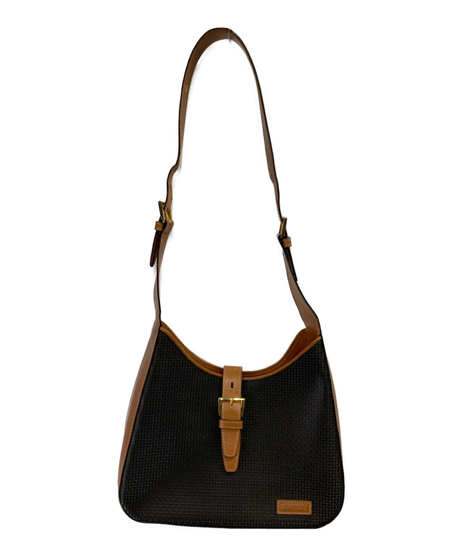 中古・古着通販】BALLY (バリー) ワンショルダーバッグ ダークブラウン 