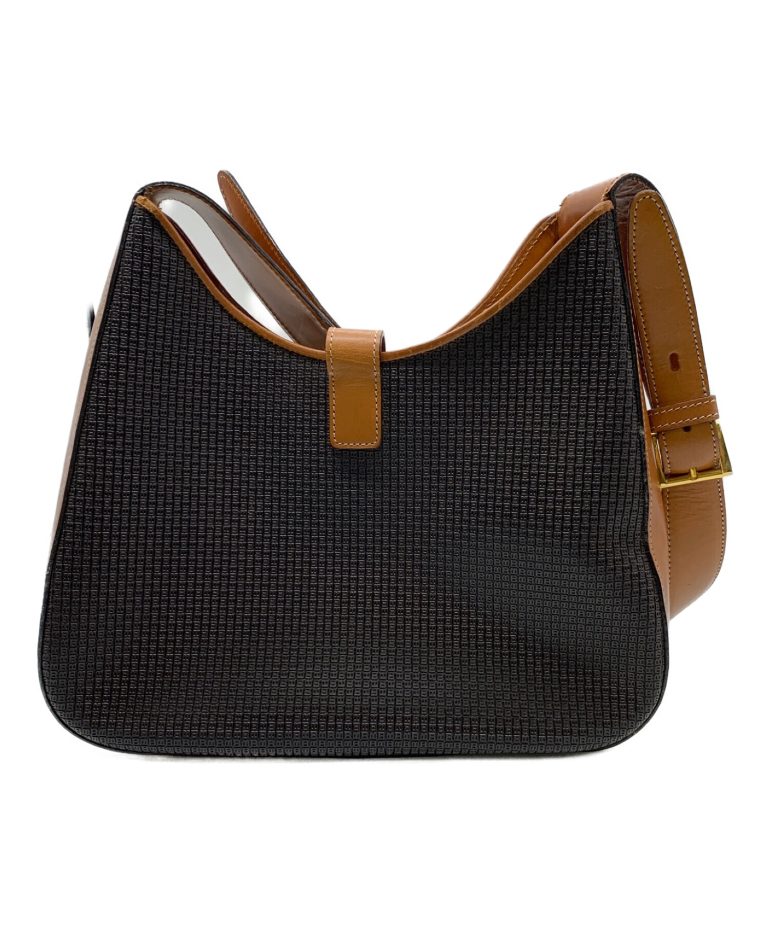 中古・古着通販】BALLY (バリー) ワンショルダーバッグ ダークブラウン 