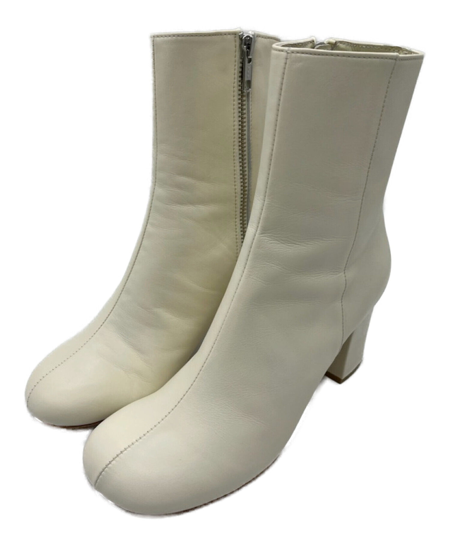 CHEMBUR チェンバー ブーツ レディース 【古着】【中古】 中古・古着通販】CHEMBUR (チェンバー) ラウンドジップブーツ