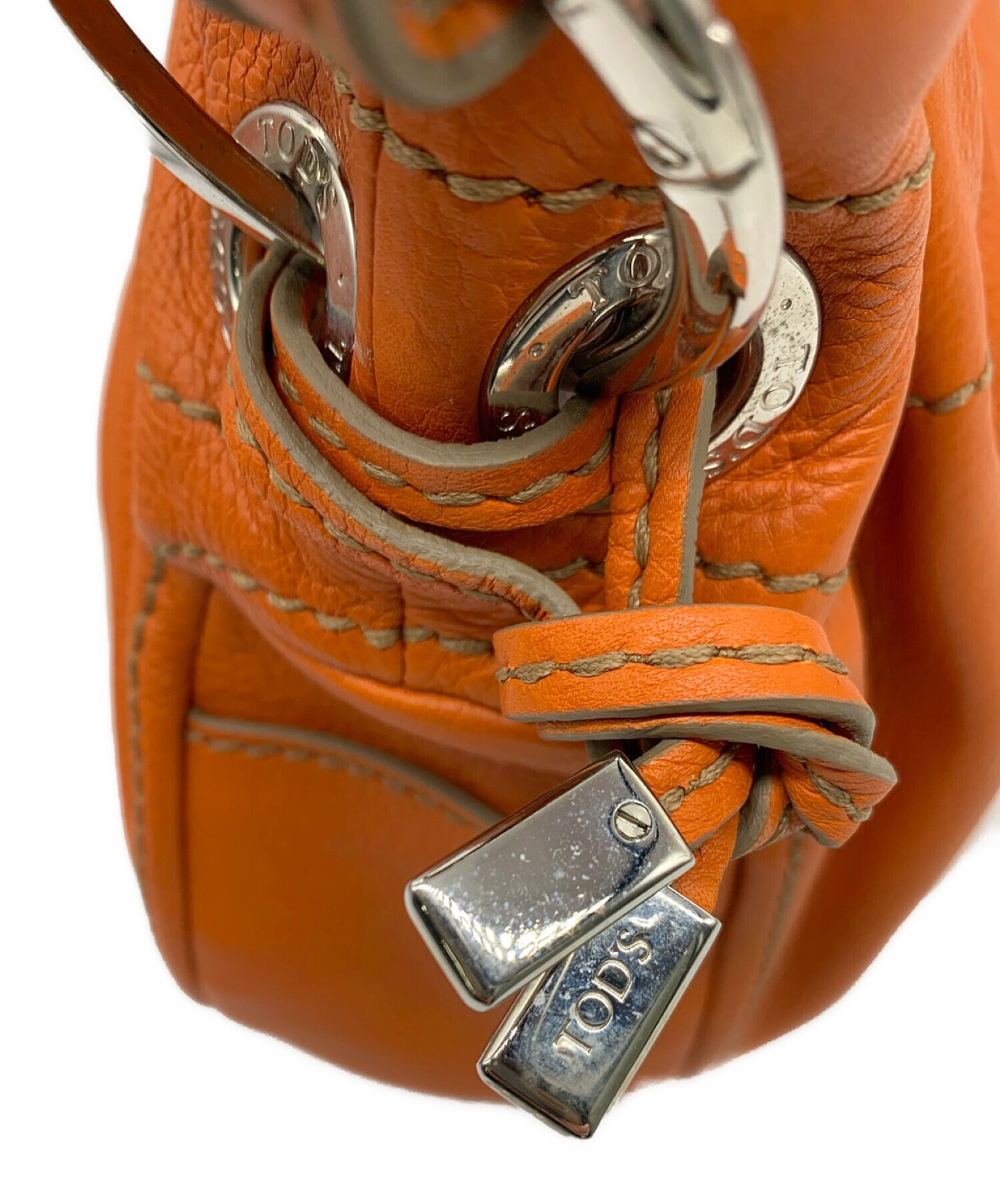 TOD'S オレンジ レザー ショルダーバッグ トッズ TOD'S レディース ショルダーバッグ オレンジ – WORLDCLUB1989