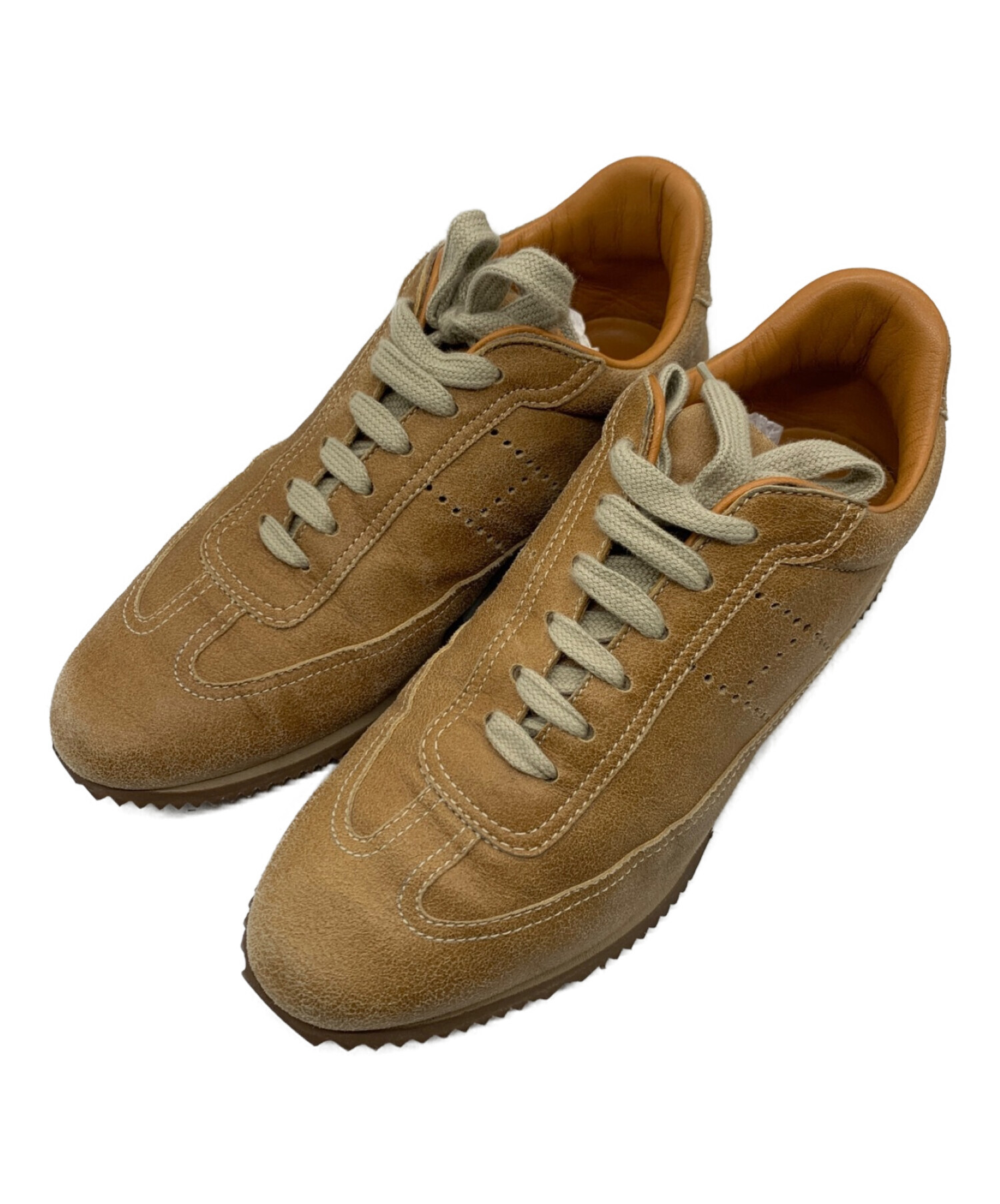 HERMES/エルメス　クイックレザースニーカー　ブラウン　37(23cm) HERMES】 エルメス （37） クイック ブラウン スニーカー 【公式通販】