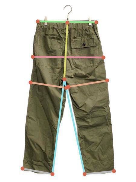 中古・古着通販】MHL (エムエイチエル) コットンツイルパンツ オリーブ