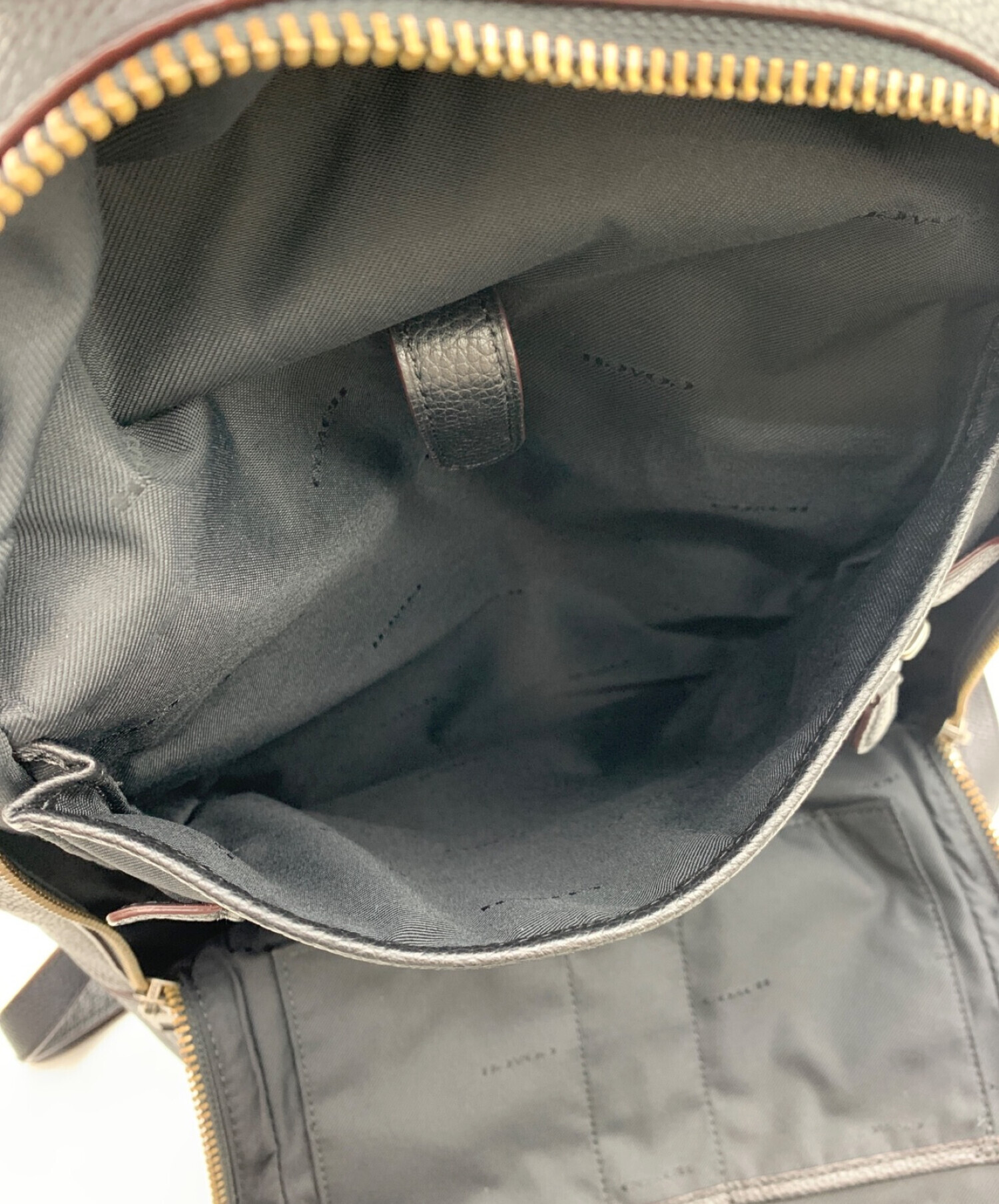 中古・古着通販】COACH (コーチ) レザーリュック メトロポリタン