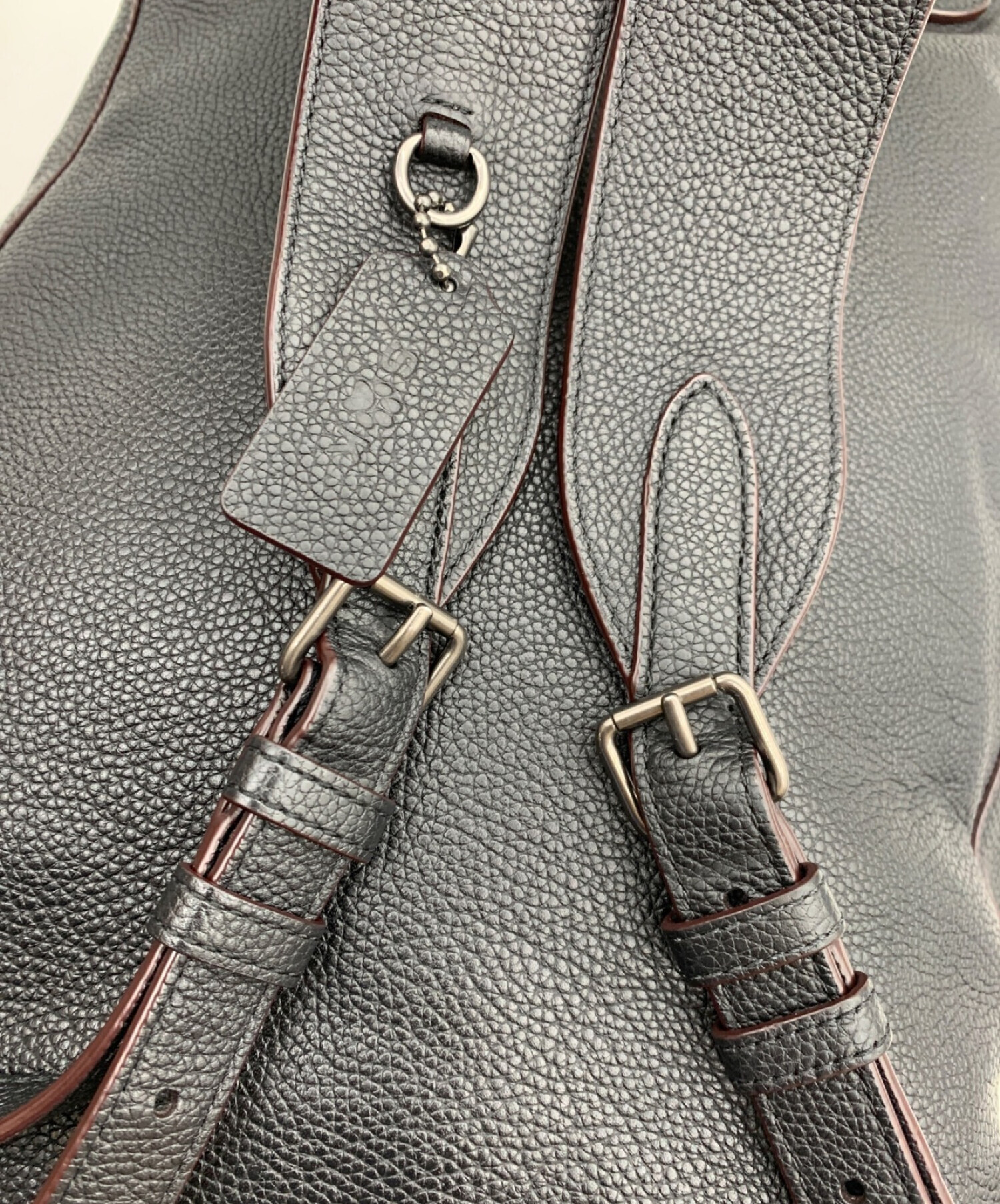 中古・古着通販】COACH (コーチ) レザーリュック メトロポリタン