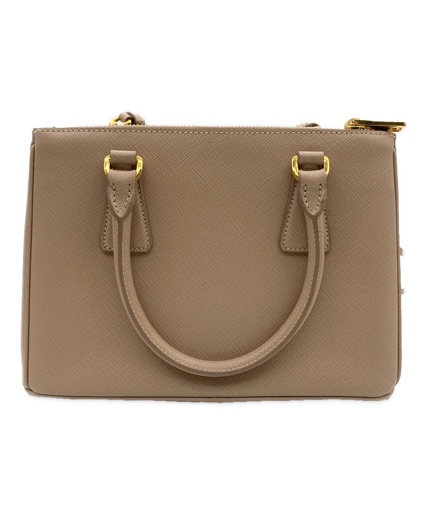 本物 プラダ PRADA ガレリア 2WAY ショルダーバッグ ハンドバッグ ポシェット サフィアーノレザー ベージュピンク BN1801 Galleria バッグ 中古 中古・古着通販】PRADA (プラダ) 2WAYショルダーバッグ ガレリア