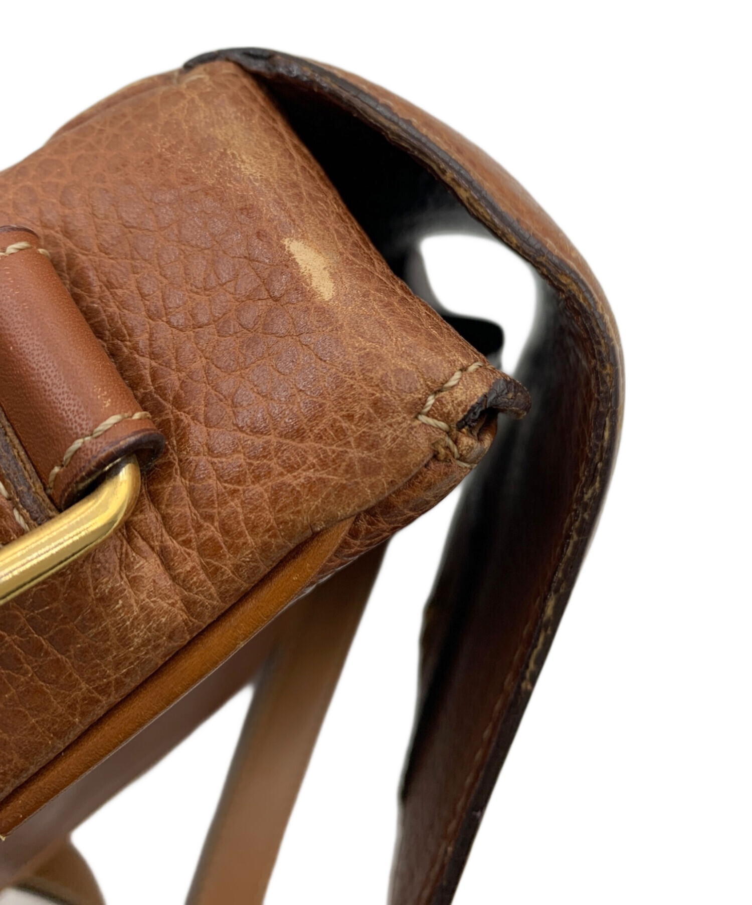 中古・古着通販】CELINE (セリーヌ) レザーショルダーバッグ サークル