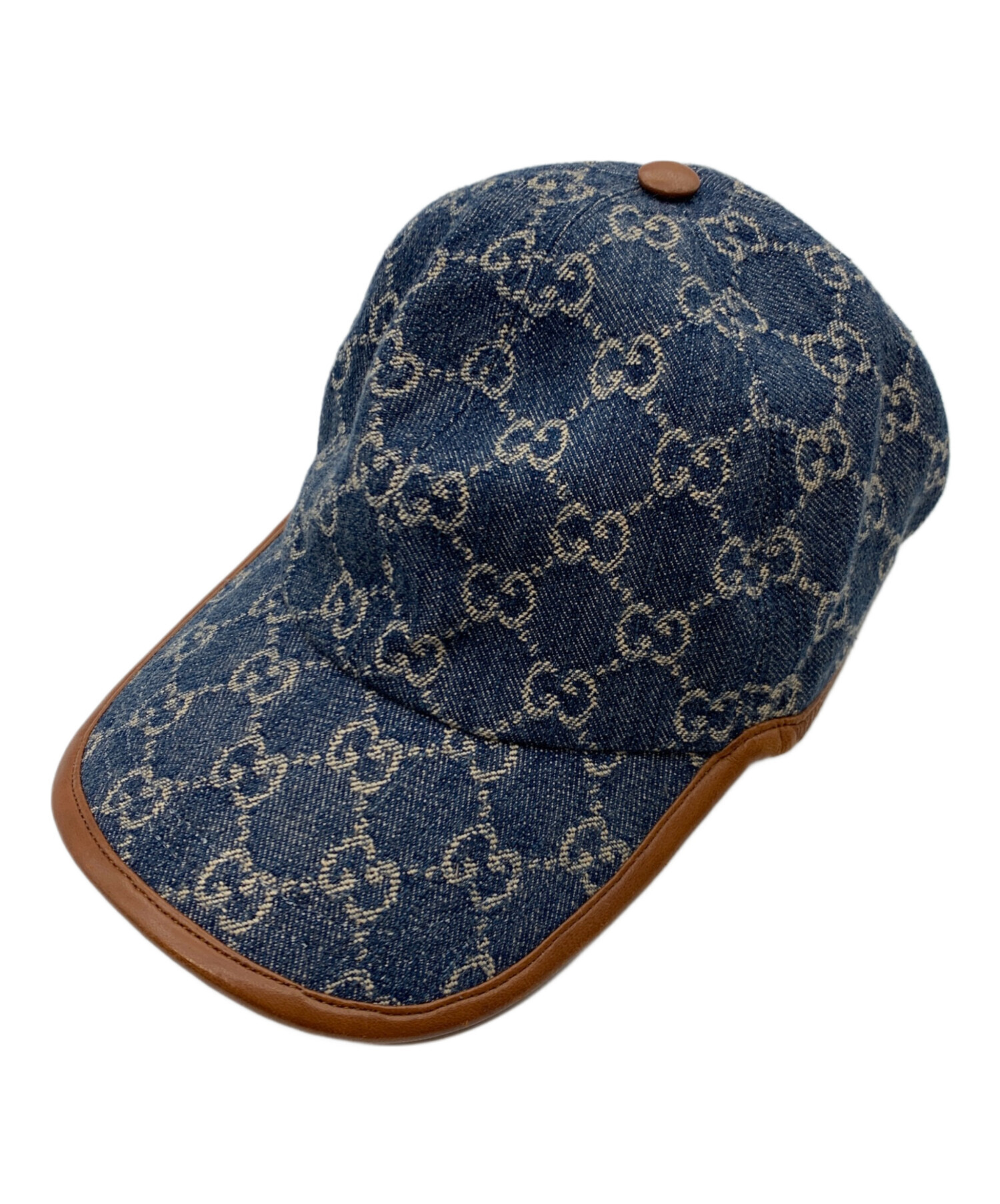 中古・古着通販】GUCCI (グッチ) ベースボールキャップ インディゴ 